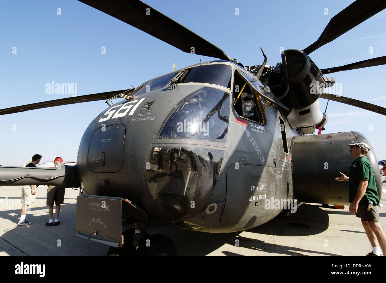 Helicopter on display. Selfridge Air Force Base, Mt. Clemens. Michigan