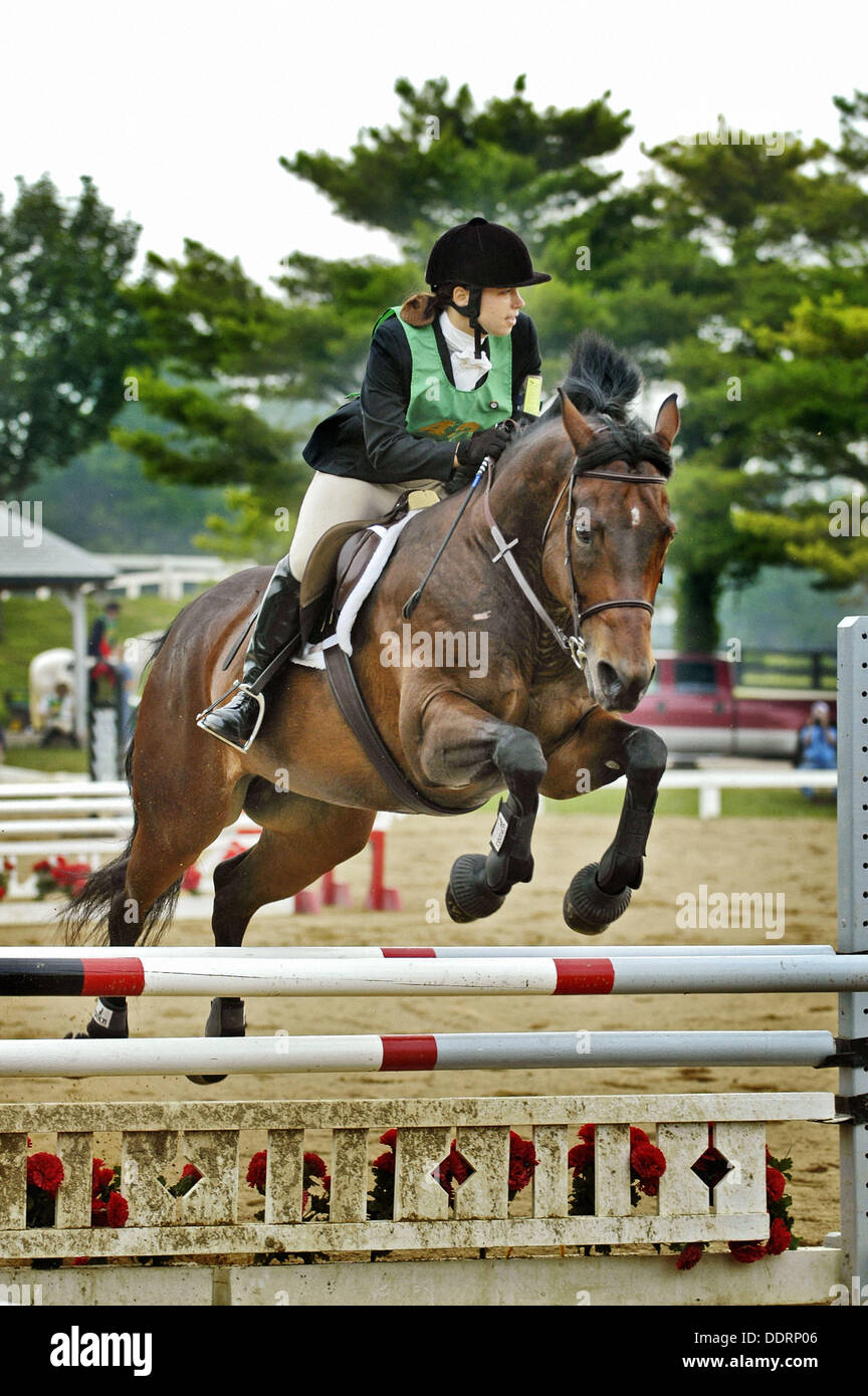 Equestrian event held at Kentucky Horse Park Lexington KY Stock Photo