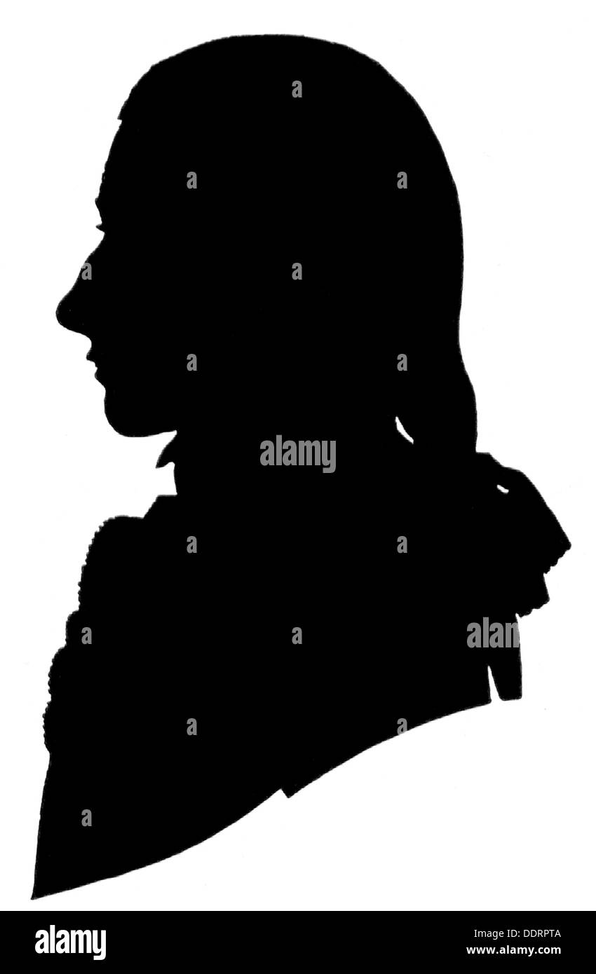 18th century portrait silhouette hires stock photography and images