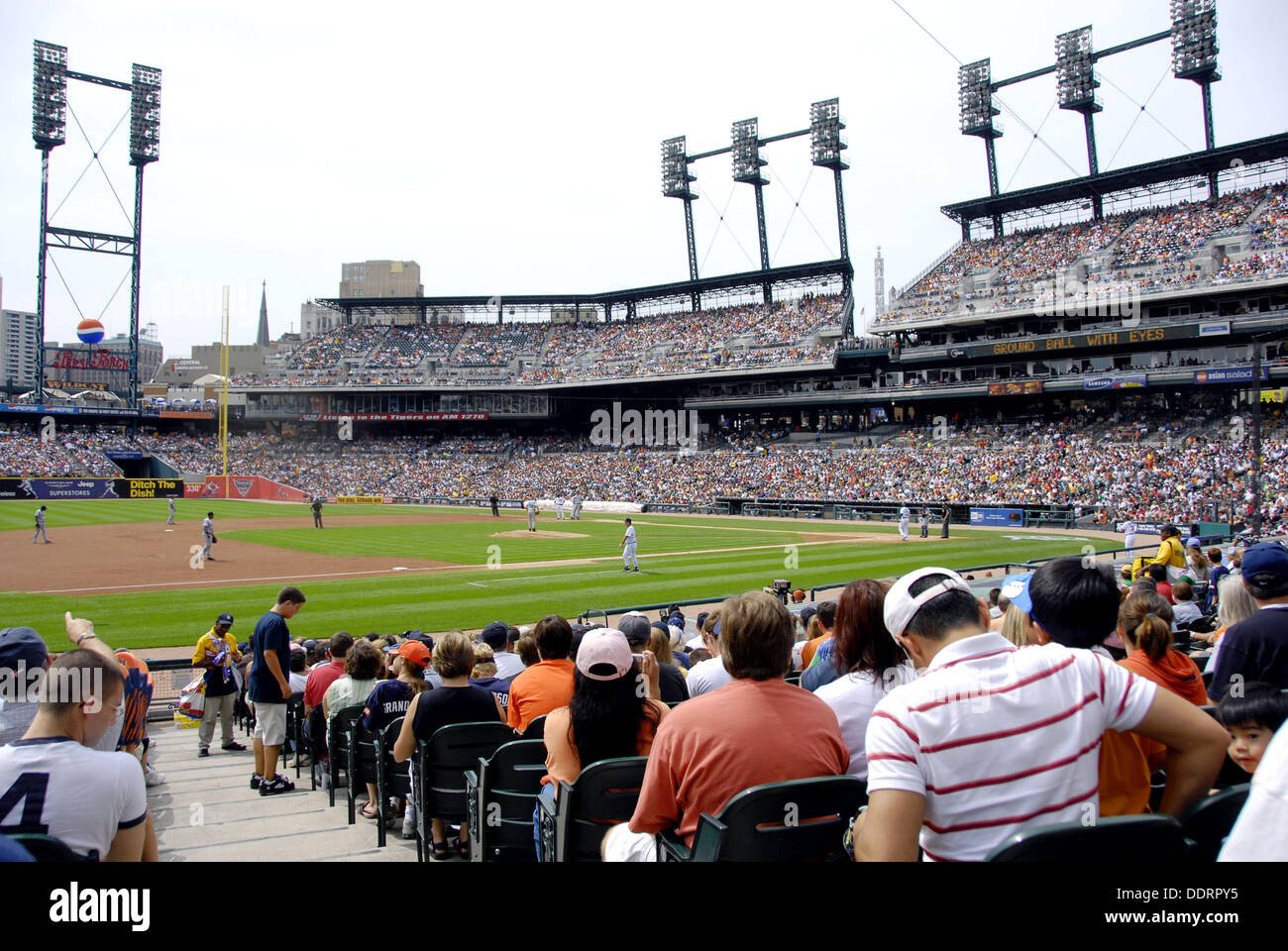 1,972 Comerica Park General View Stock Photos, High-Res Pictures