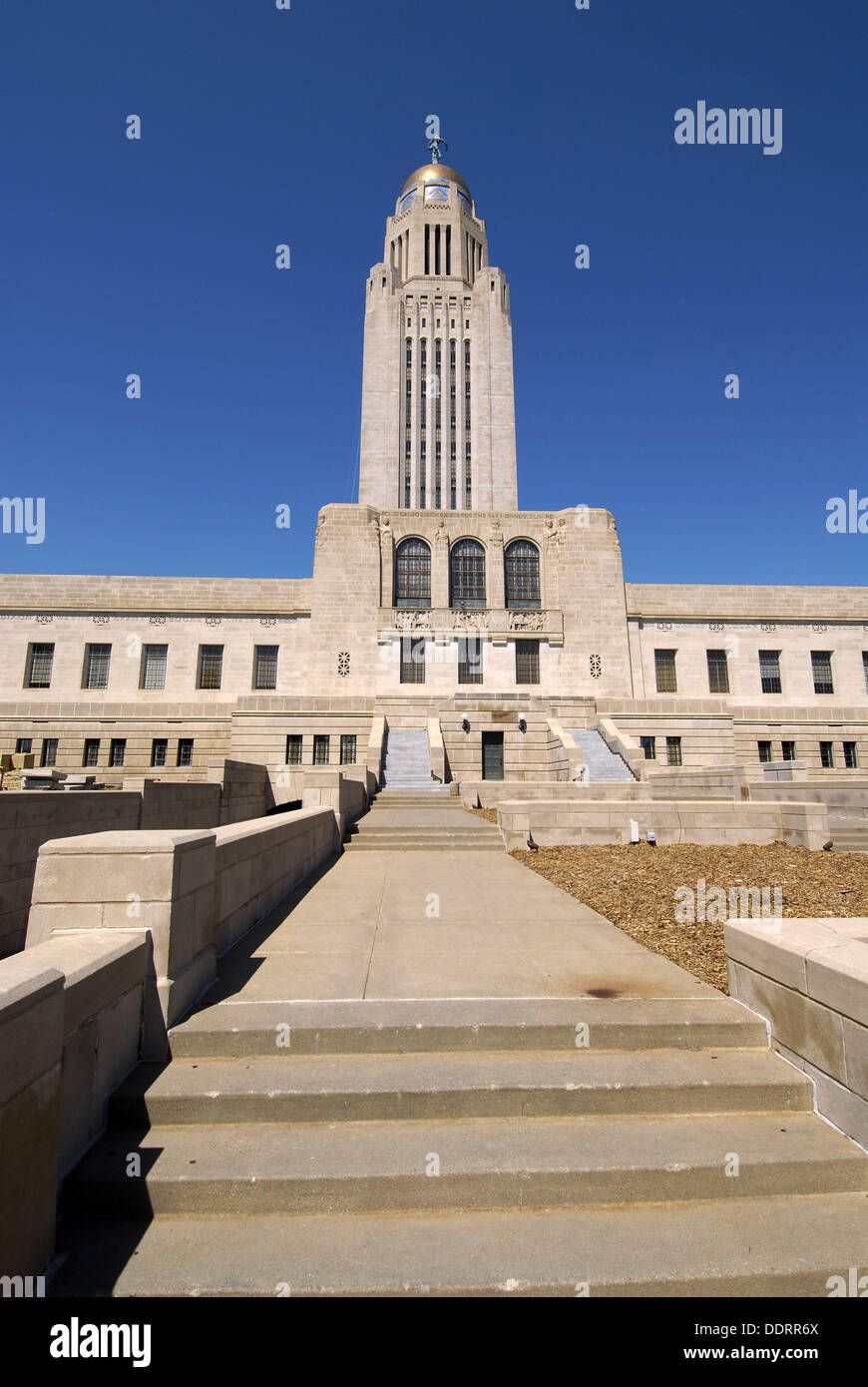 The State Capitol Building, Lincoln, Nebraska, USA Stock Photo Alamy