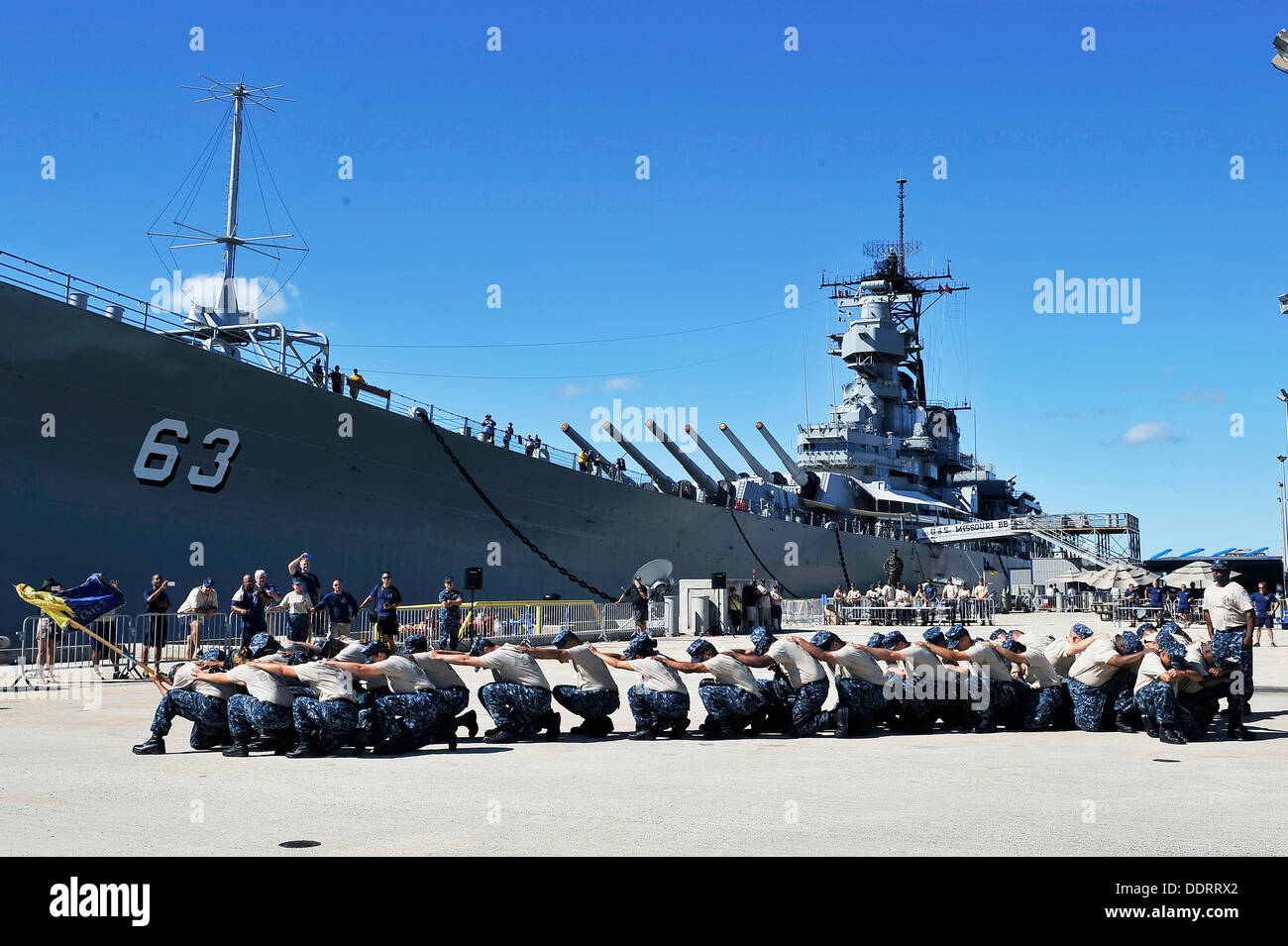 Chief Selectees from various commands around Navy Region Hawaii