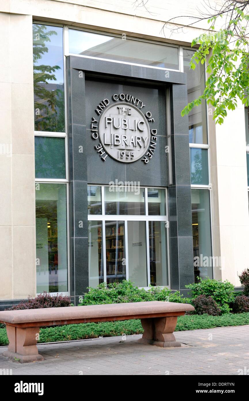 Denver Public Library Colorado Stock Photo - Alamy