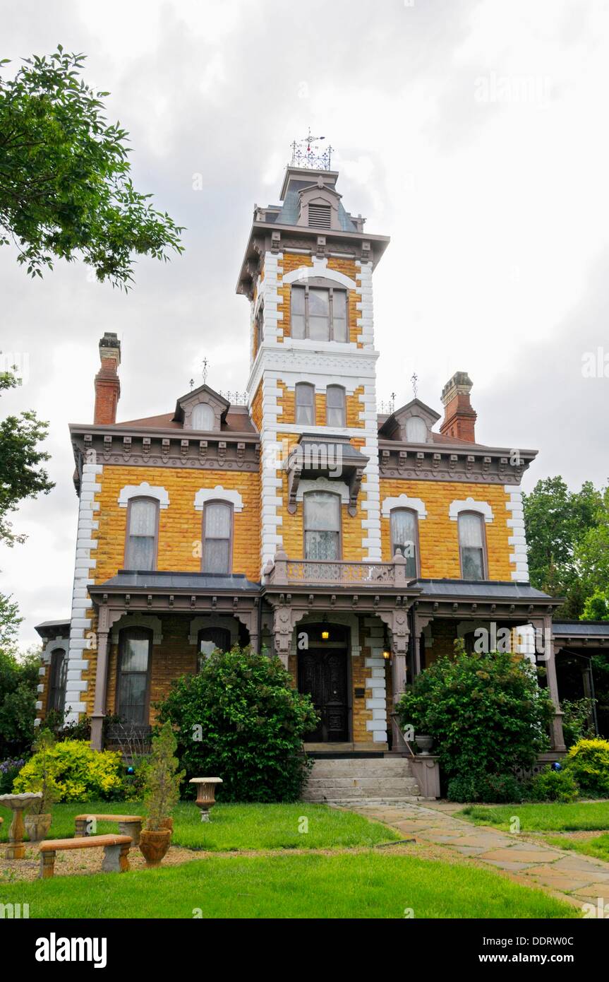Lebold Mansion Abilene Kansas Stock Photo Alamy