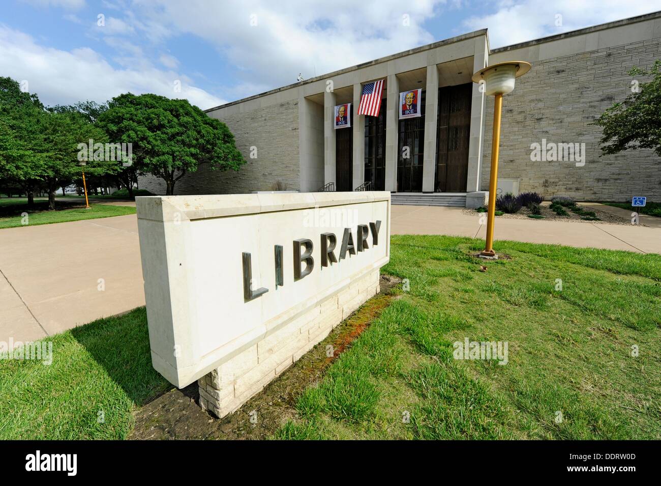 Dwight D Eisenhower Museum Abilene Kansas Stock Photo Alamy