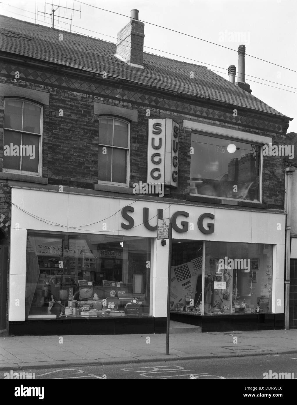 Sugg's shop, Rotherham, South Yorkshire, 1960. Artist: Michael Walters Stock Photo