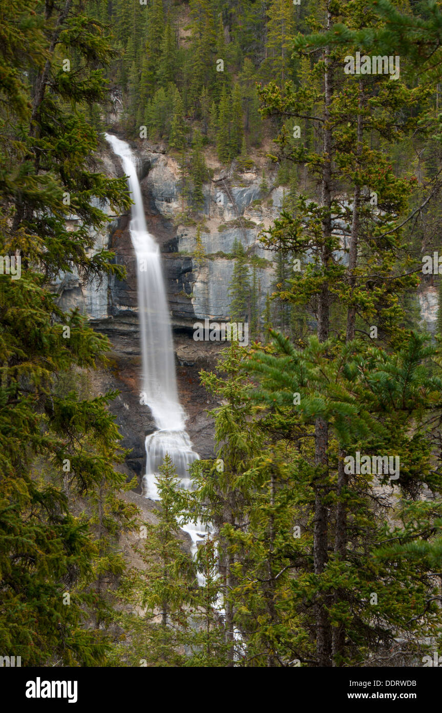 Bridal Veil Falls, Banff National Park, Alberta, Canada Stock Photo