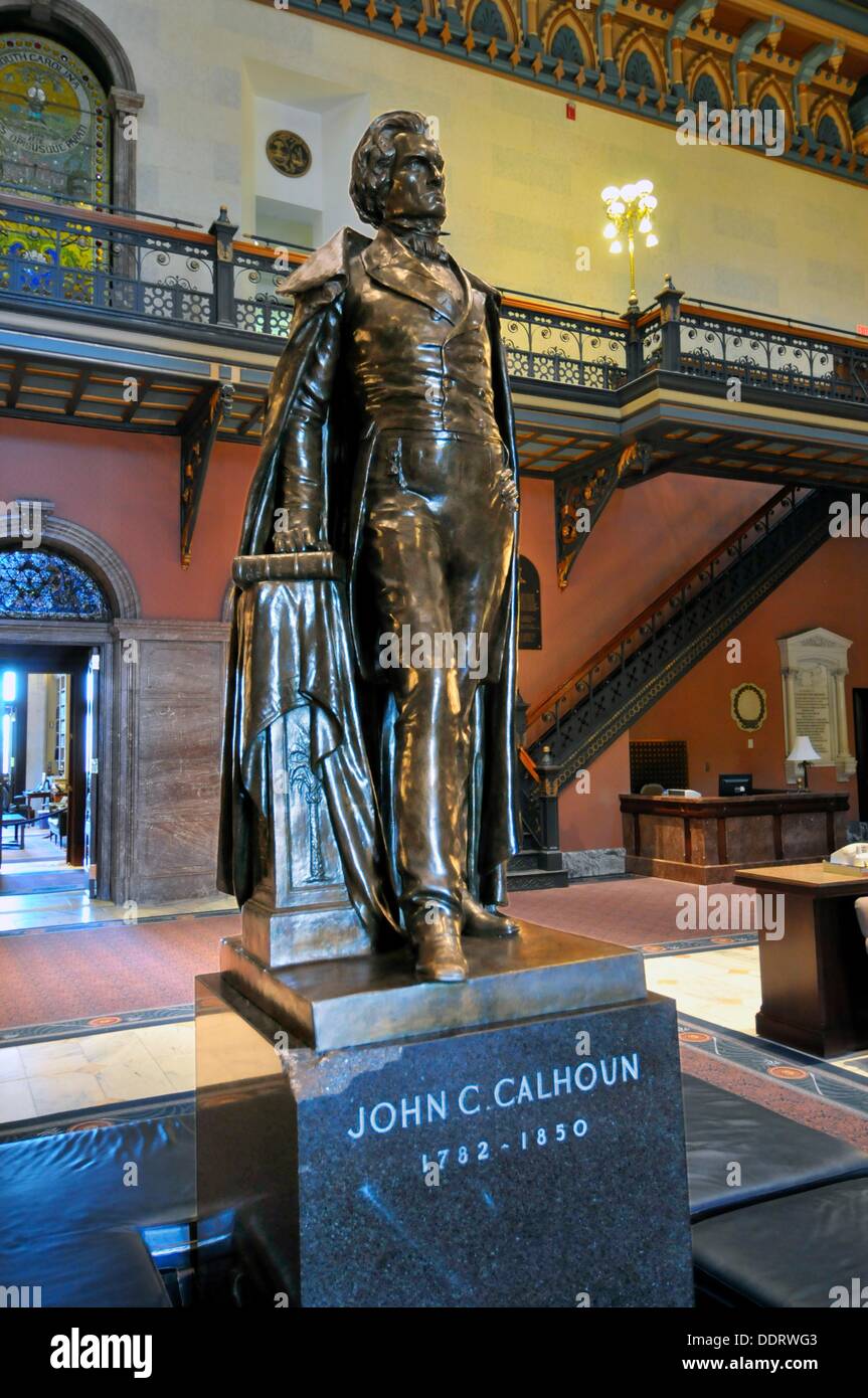 John c calhoun statue hires stock photography and images Alamy