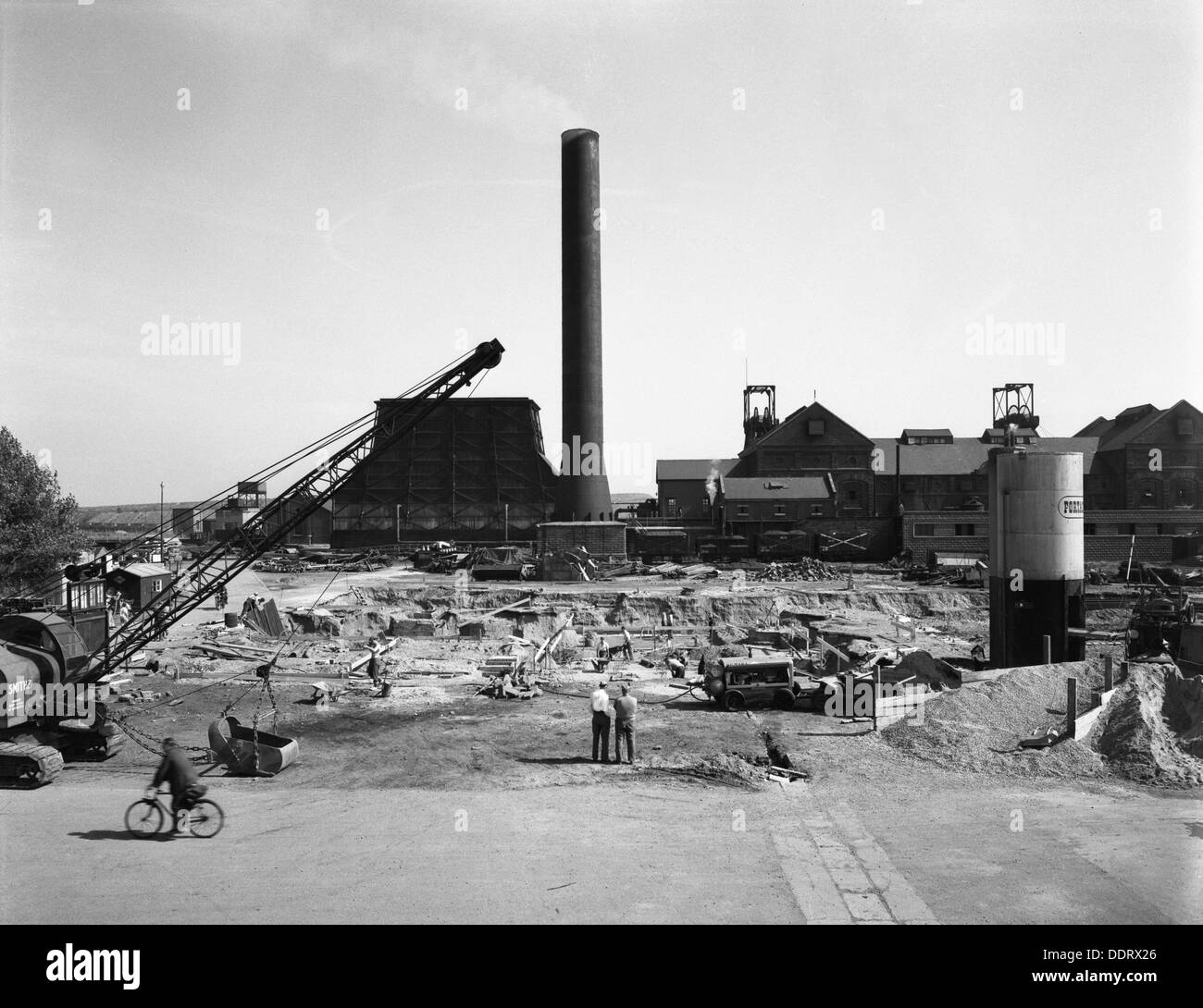 Markham Main Colliery, Armthorpe, near Doncaster, South Yorkshire, 1961. Artist: Michael Walters Stock Photo