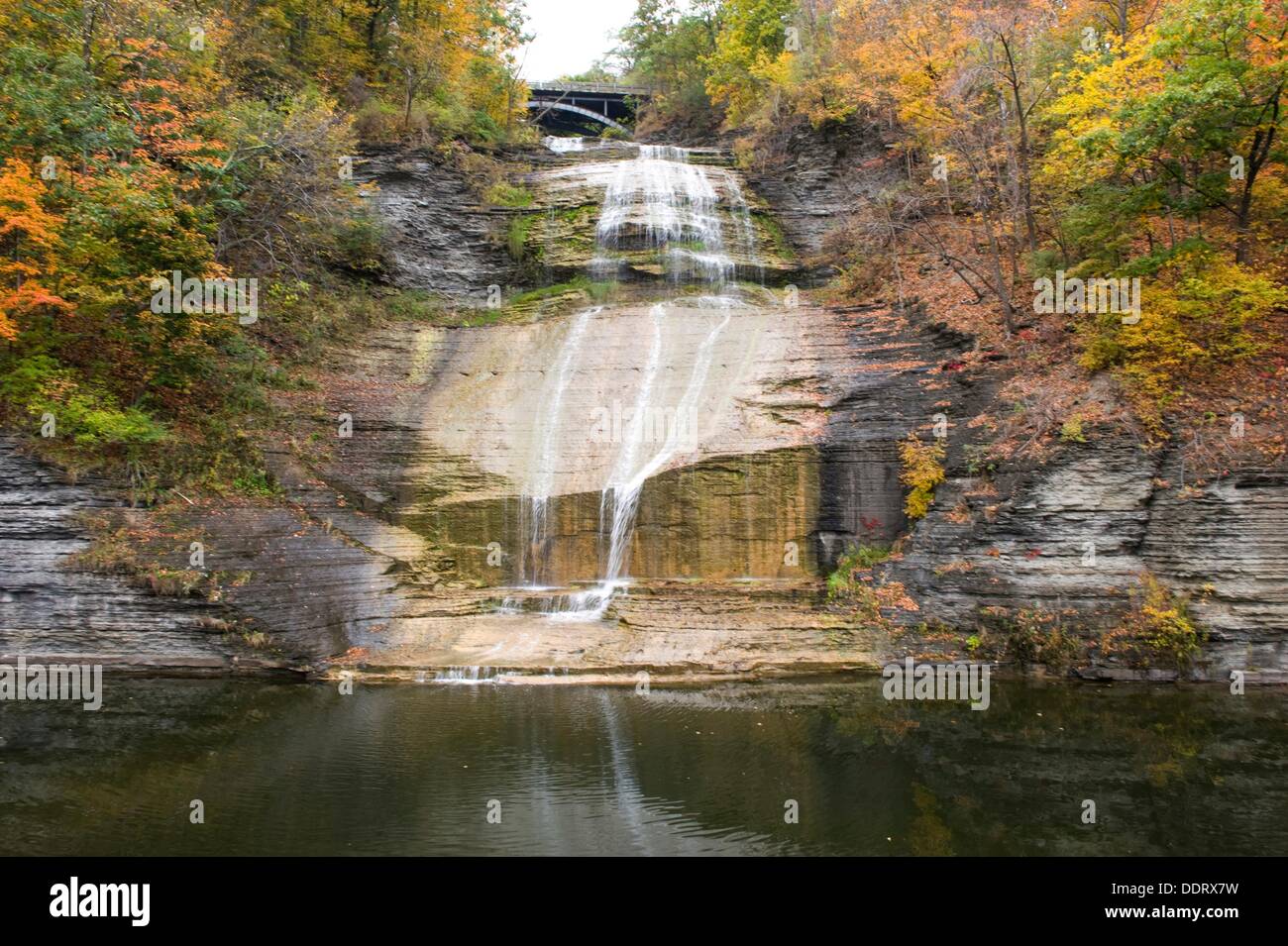 Montour Falls in Finger Lakes Region New York Stock Photo Alamy