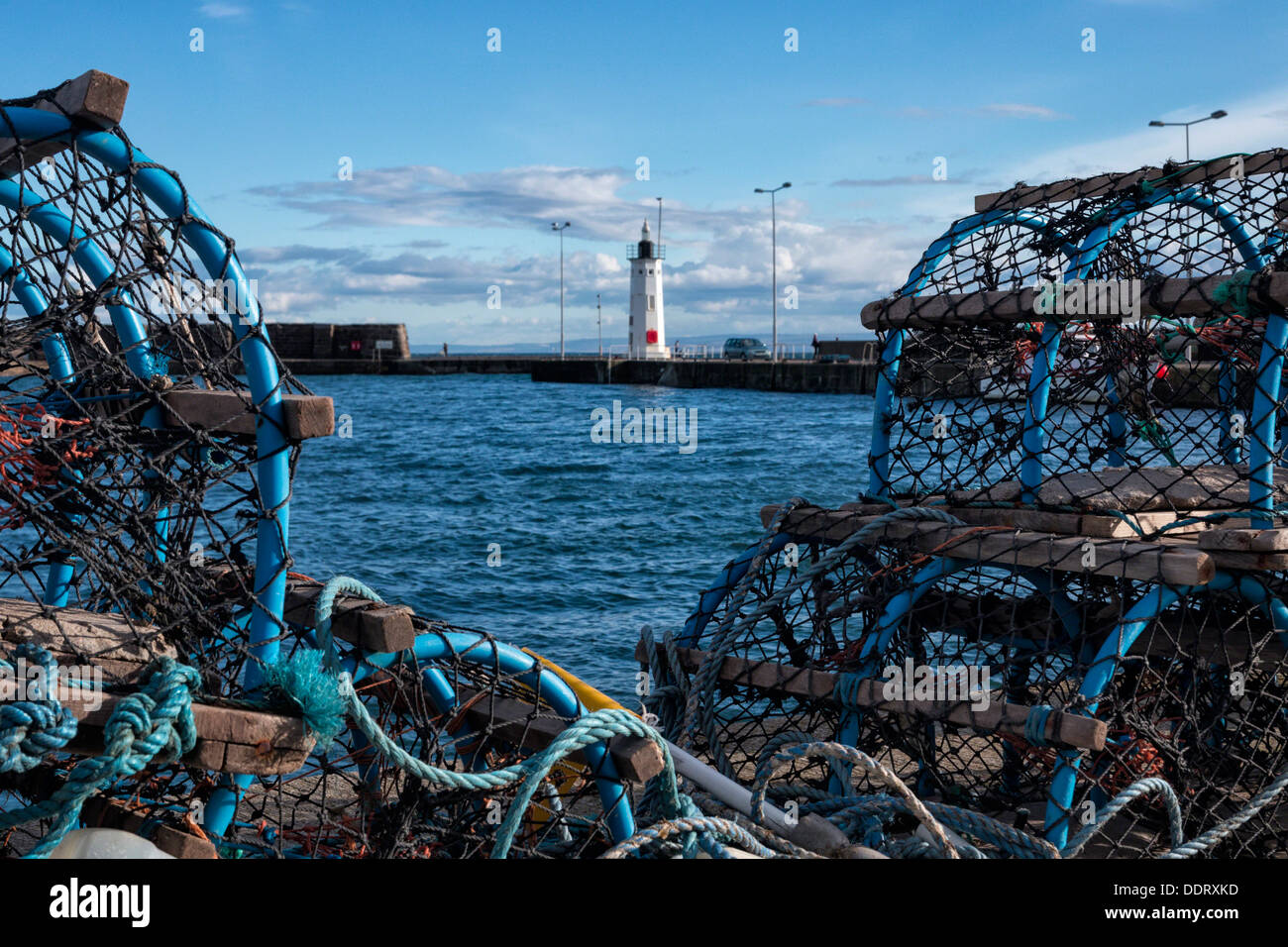 Anstruther harbour, Scotland Stock Photo