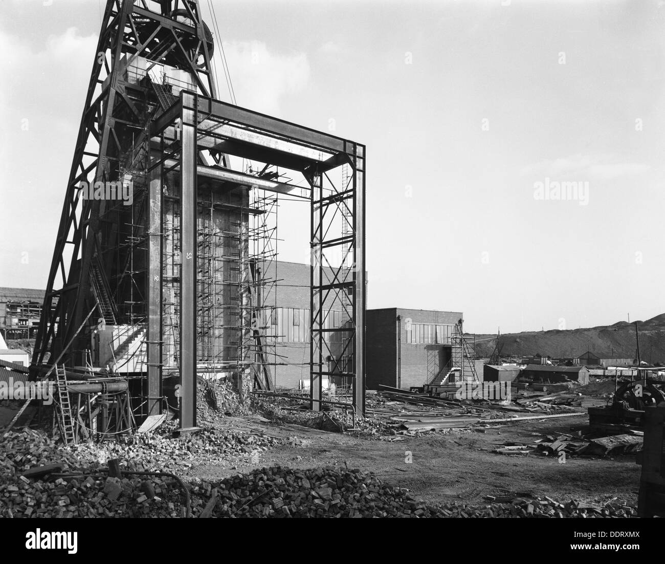 The main fan drift at Rossington Colliery, Doncaster, South Stock Photo ...