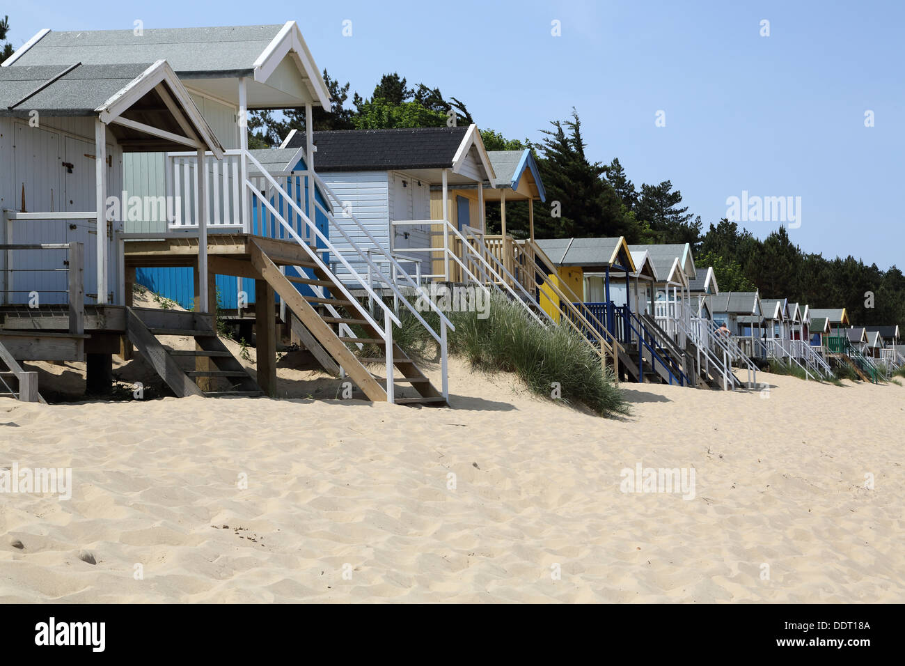 beach huts at wells next the sea on the norfolk coast Stock Photo Alamy beach huts at wells next the sea on the norfolk coast Stock Photo Alamy