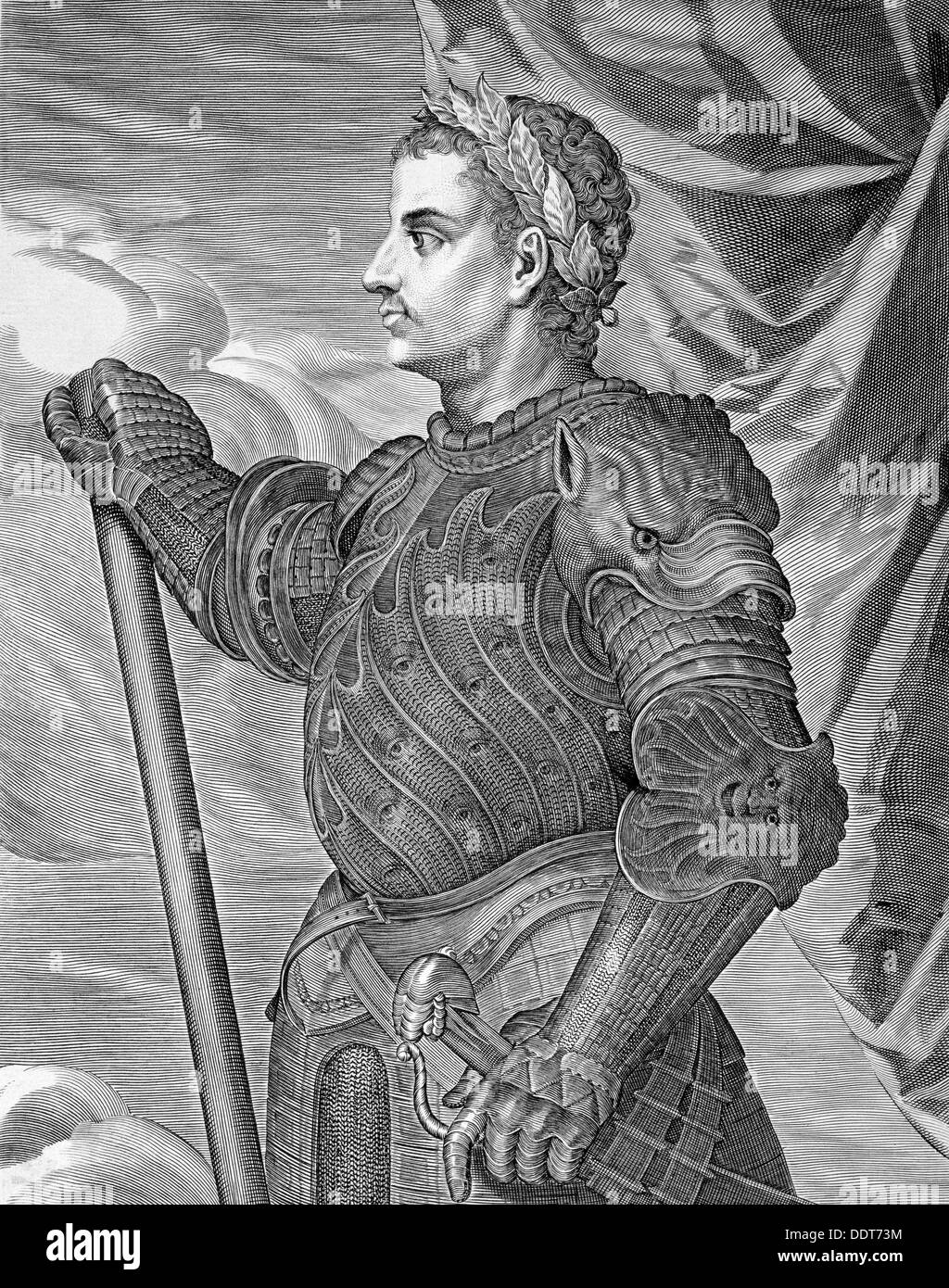 Claudius Caesar, Roman Emperor, (c1590-1629). Artist: Aegidius Sadeler II Stock Photo