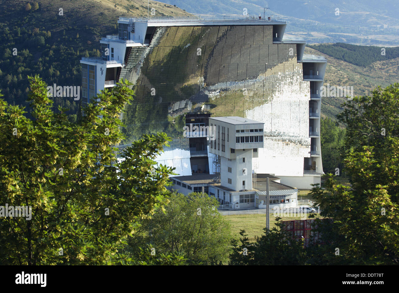 Solar furnace of odeillo font romeu hi-res stock photography and images ...