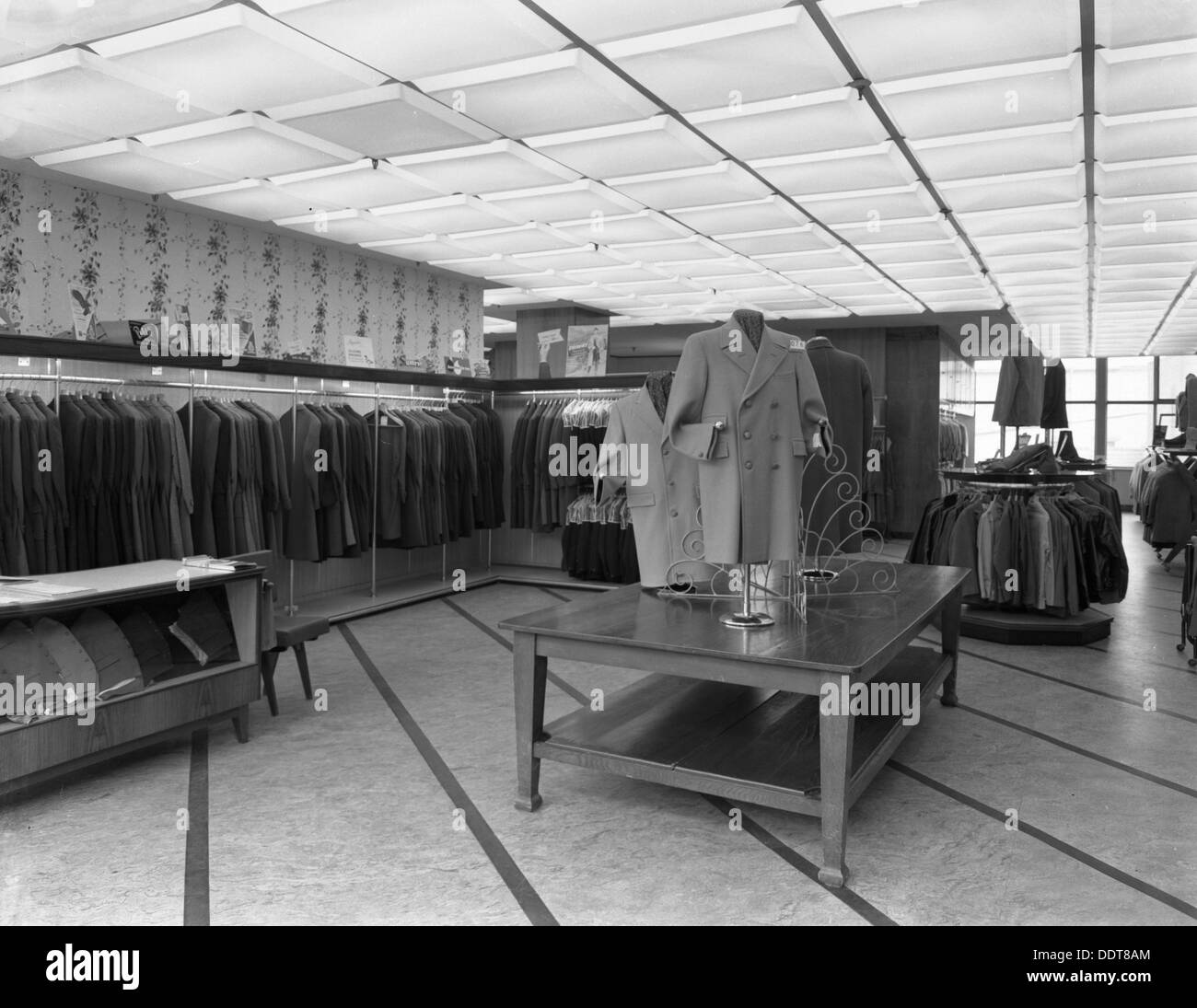 Barnsley Cooperative society, men's tailoring department, South Yorkshire, 1960. Artist