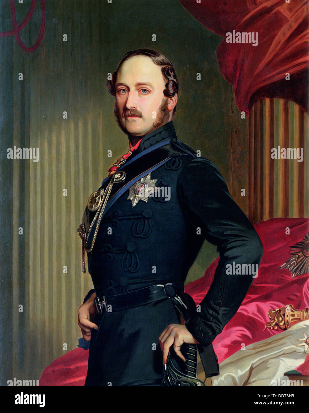Prince Albert, 1859. Artist: Unknown Stock Photo