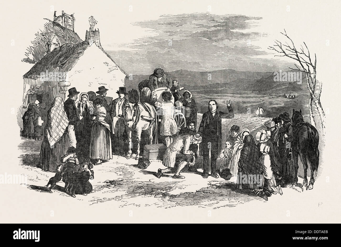 Irish emigrants hires stock photography and images Alamy