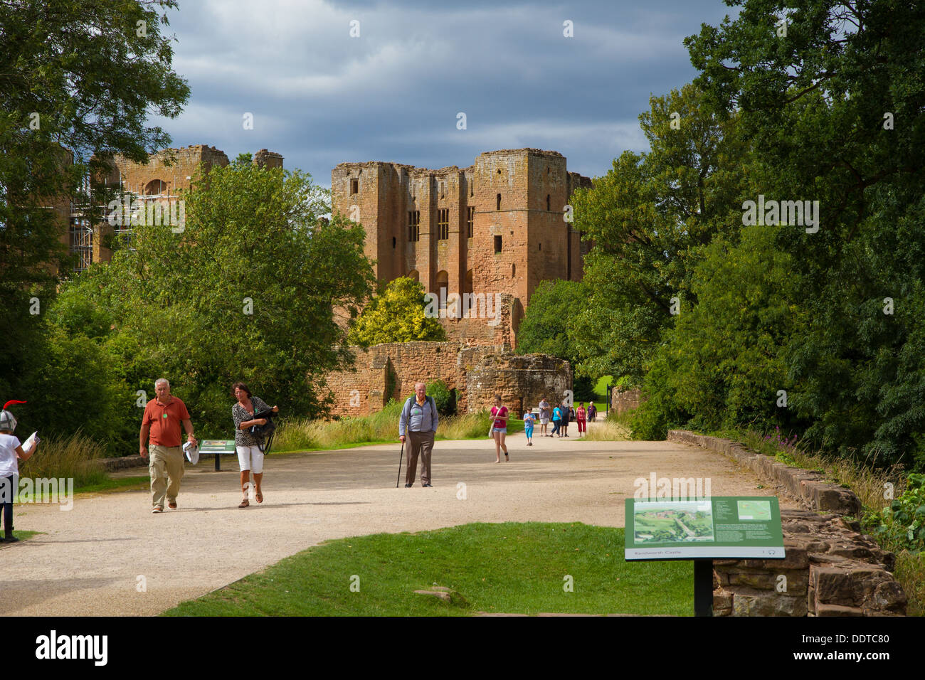 The Entrance to Kenilworth Castle, Kenilworth, Warwickshire. Home of Robert Dudley Stock Photo