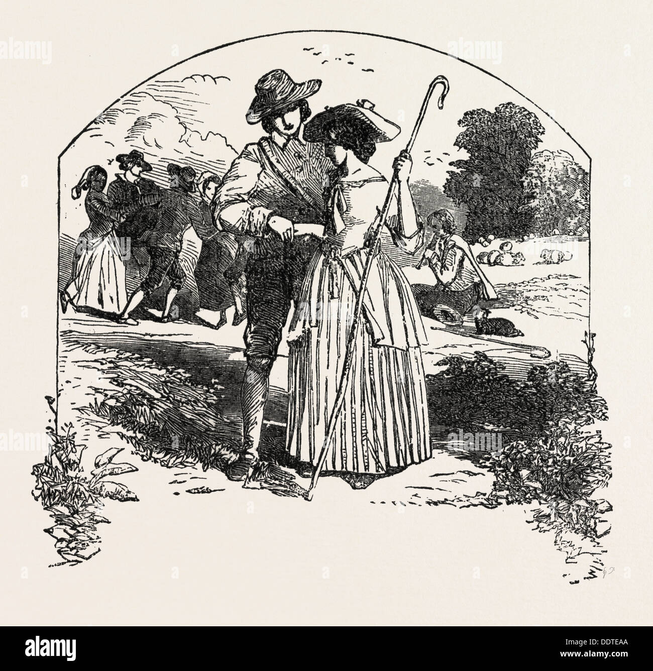 The passionate shepherd to his love hires stock photography and images