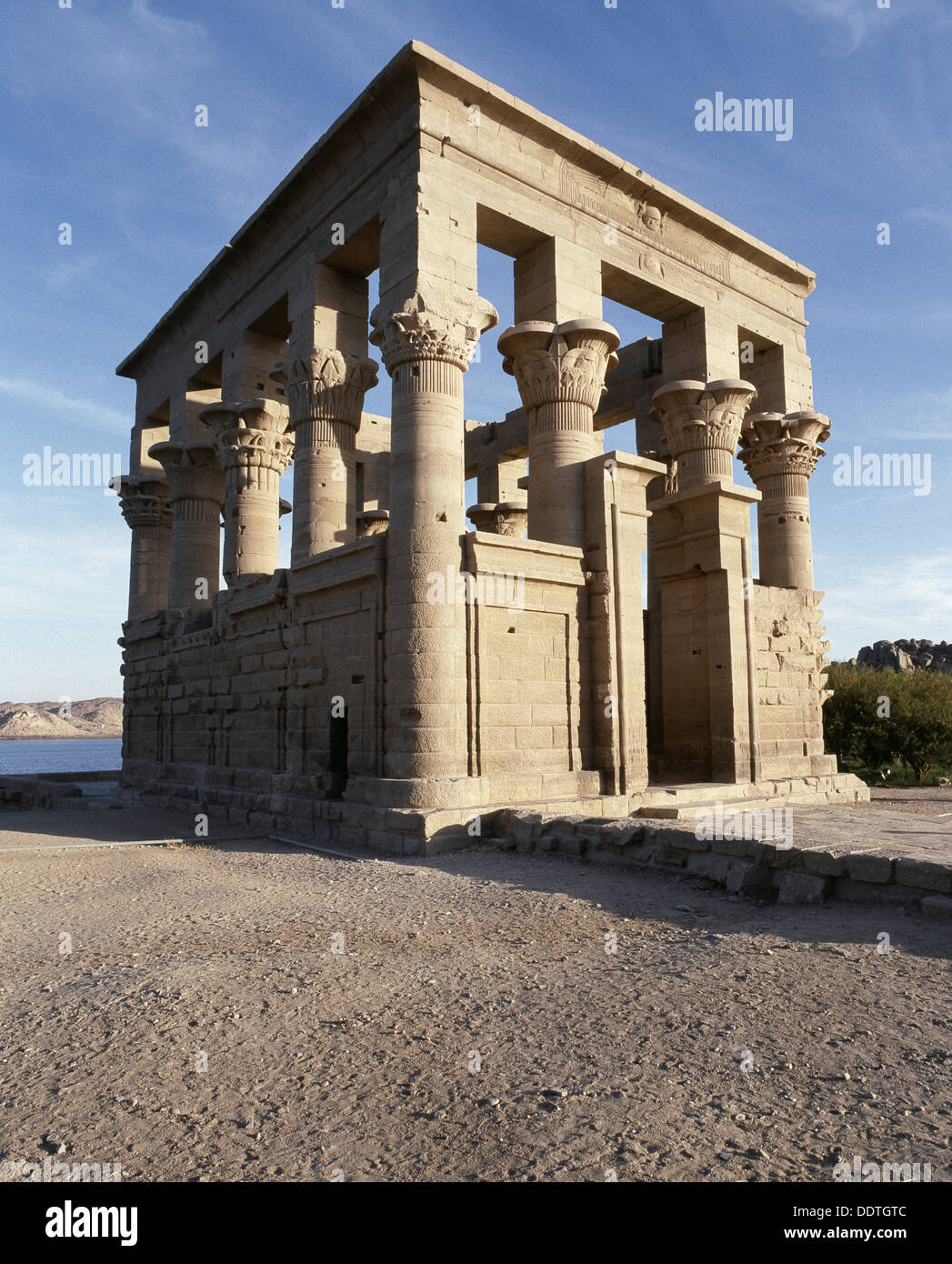 The Kiosk of Trajan, Philae, Egypt. Artist: Werner Forman Stock Photo