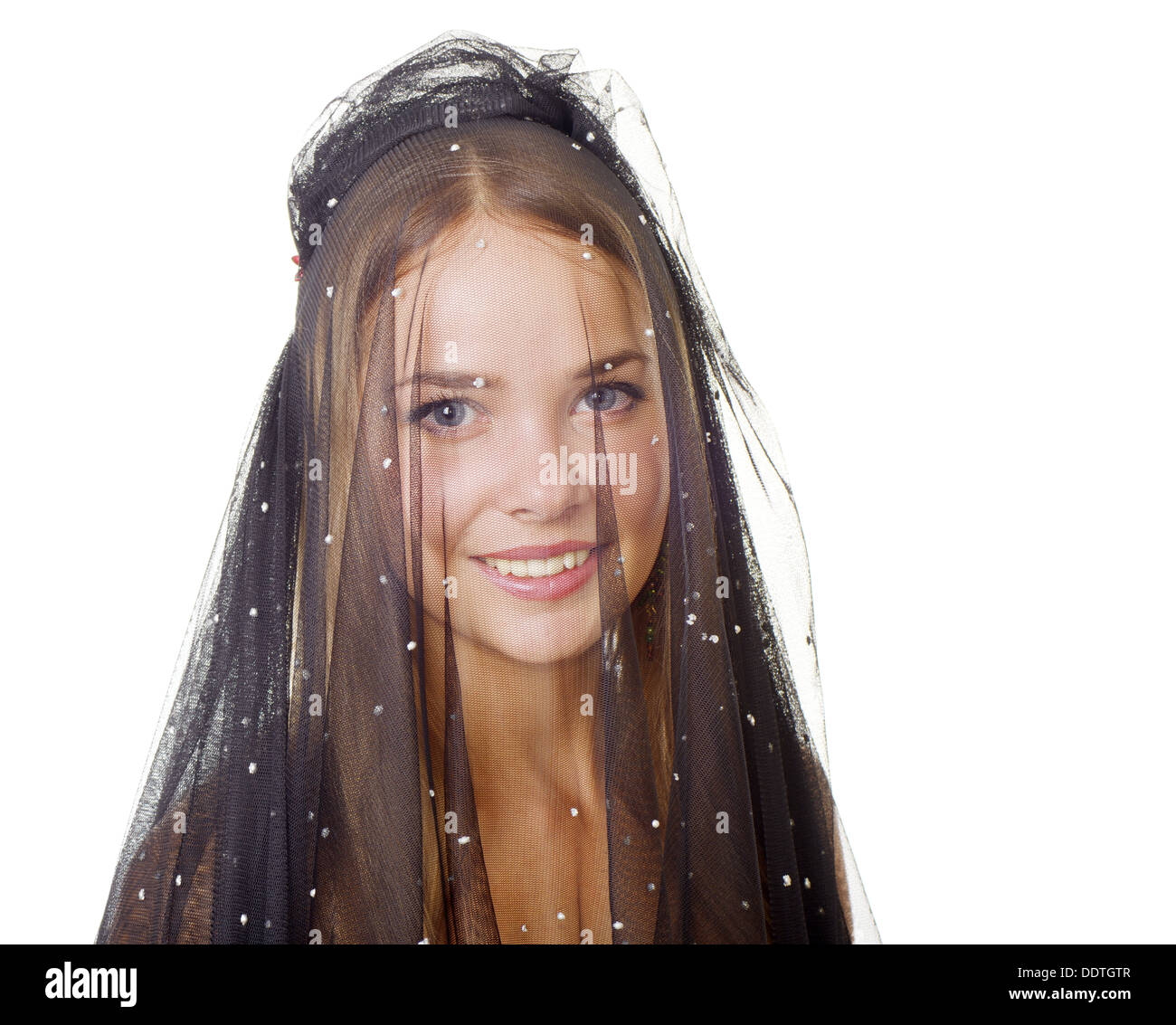 Veiled woman black hi-res stock photography and images - Alamy
