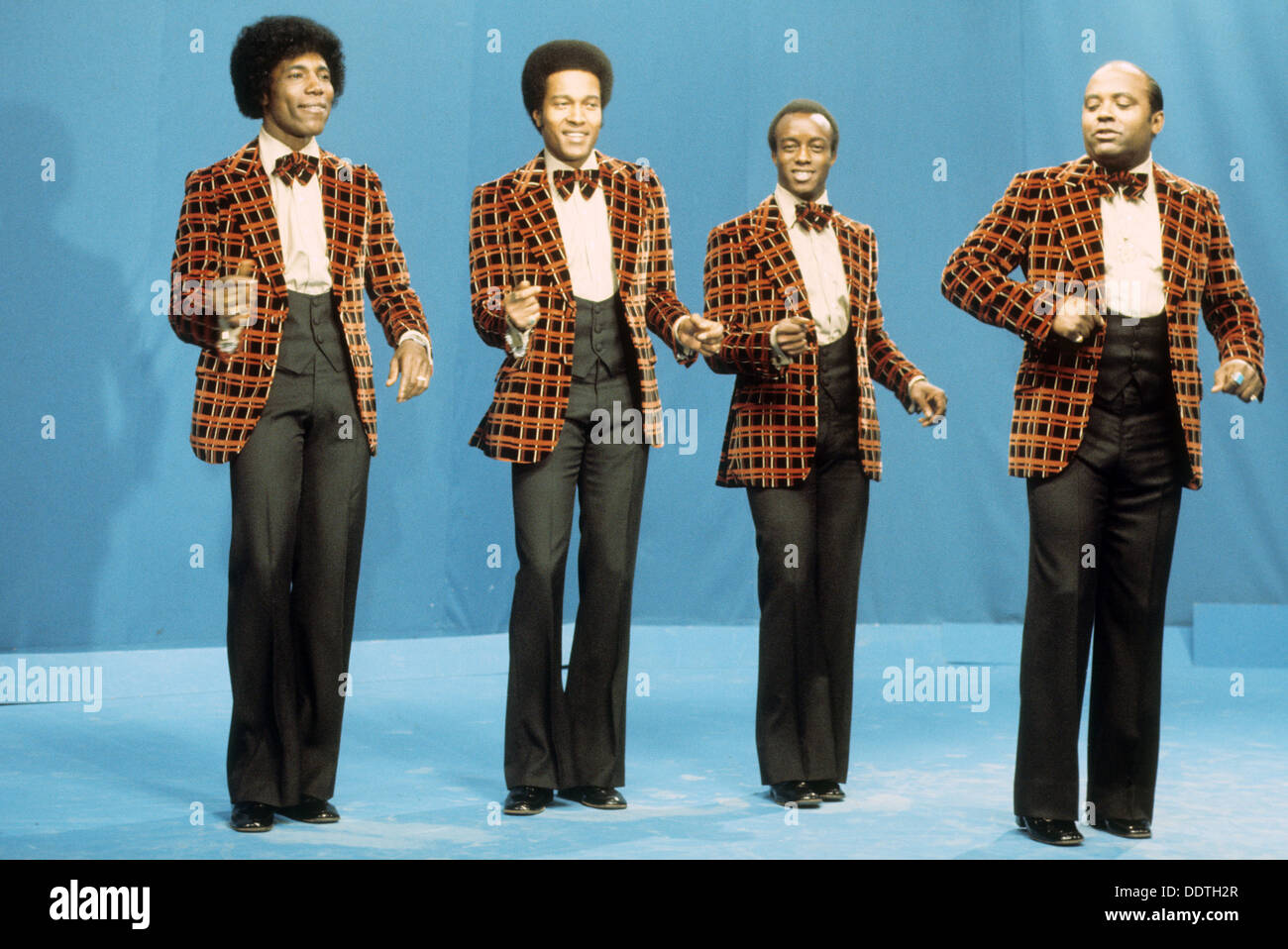 DRIFTERS  US vocal group in 1976 Stock Photo