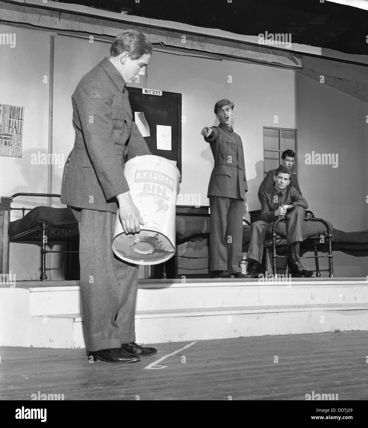 A scene from the Terence Rattigan play, Ross, Worksop College ...