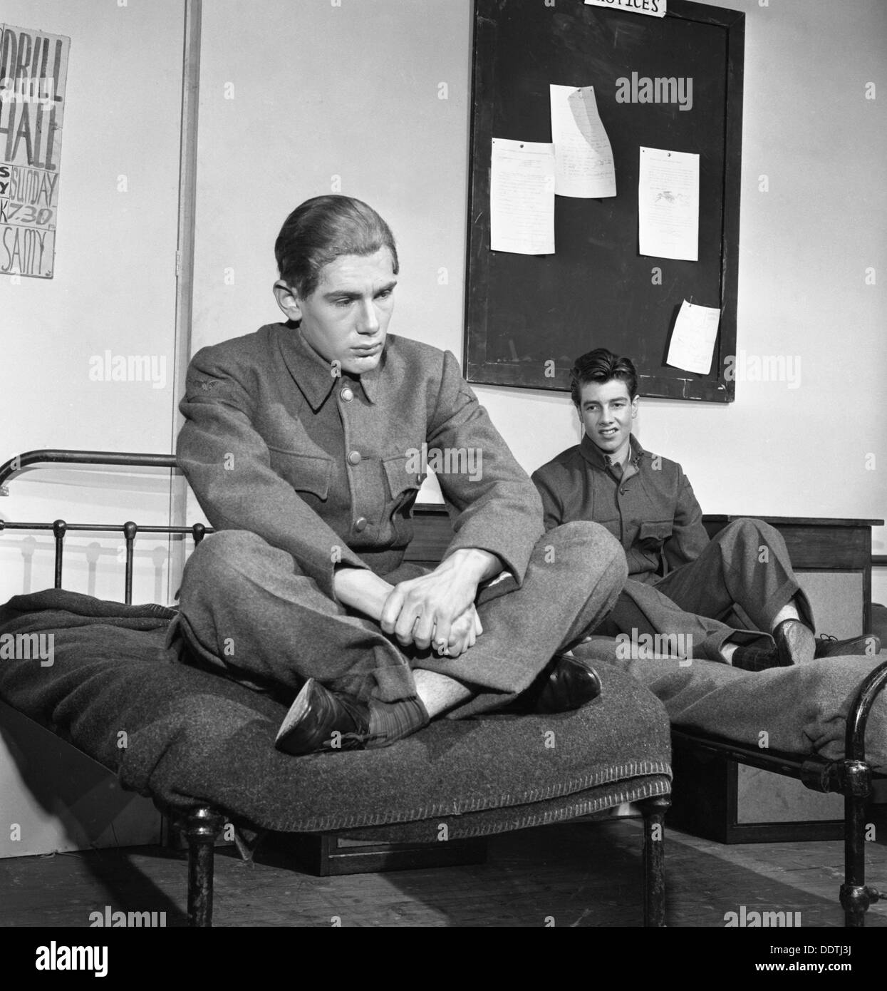 A scene from the Terence Rattigan play, Ross, Worksop College, Nottinghamshire, 1963.  Artist: Michael Walters Stock Photo
