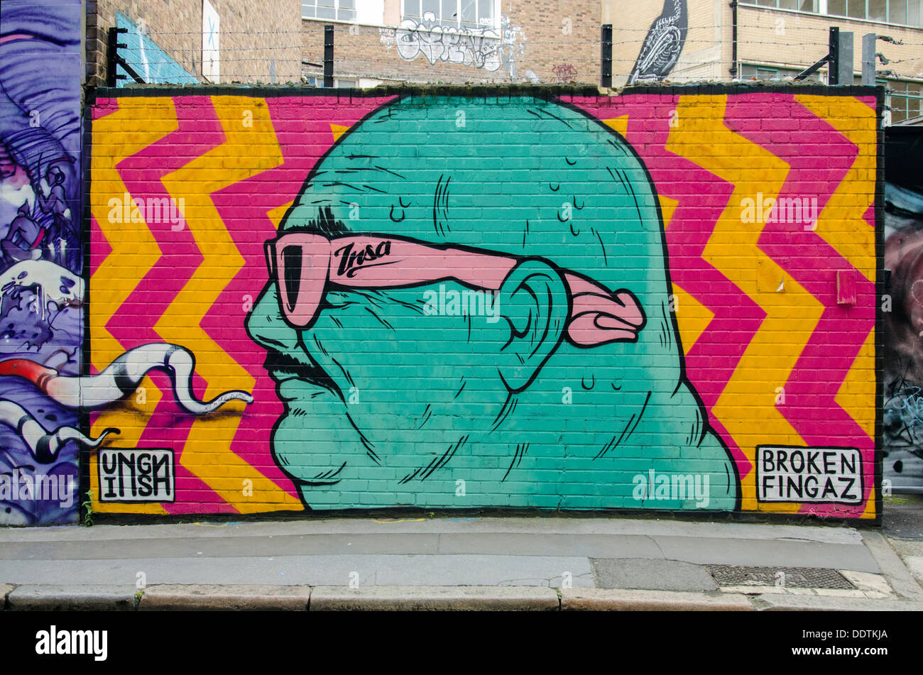 Drawing the street with Broken Fingaz - ISRAEL21c