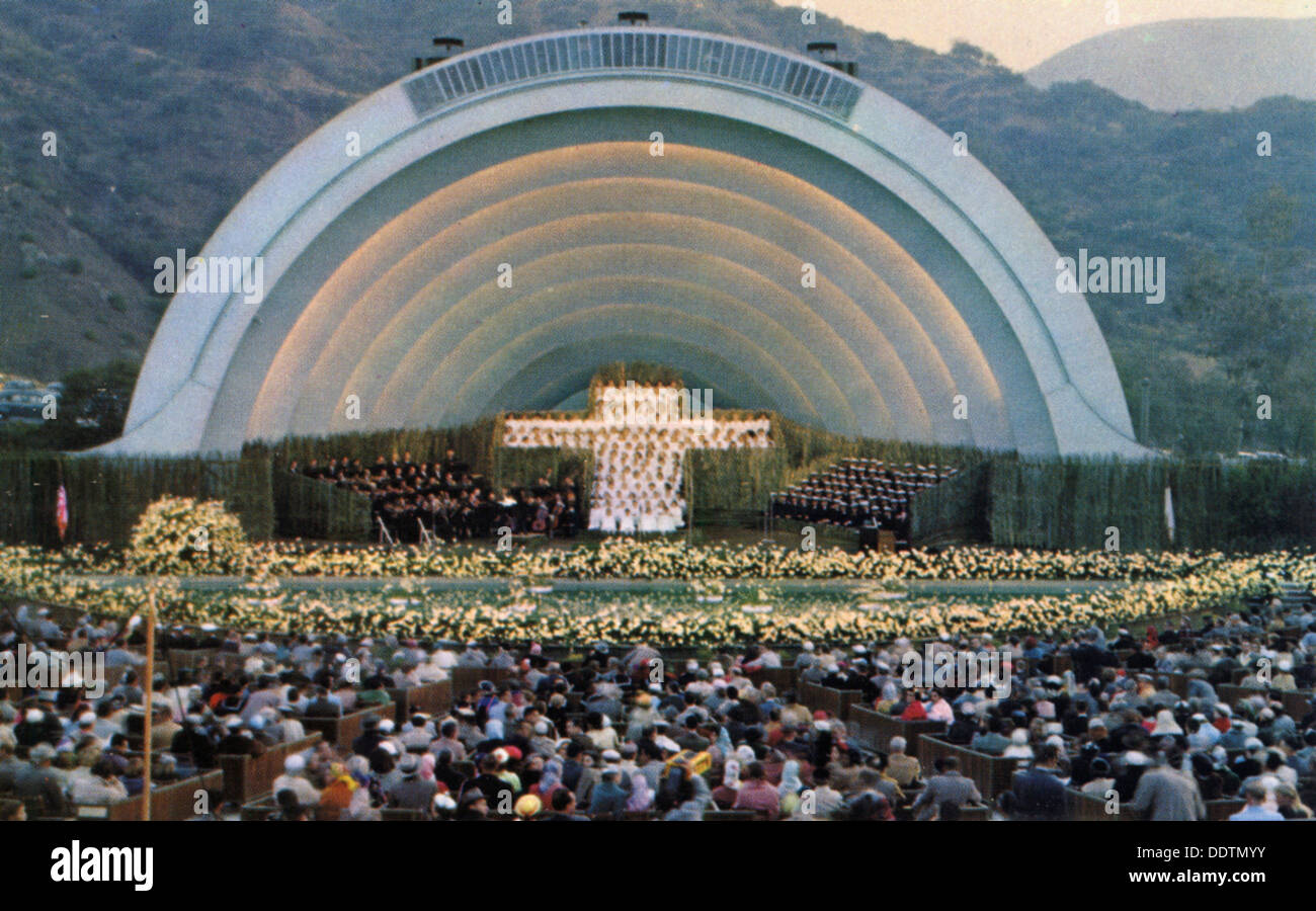 Hollywood Bowl, Hollywood, Los Angeles, California, USA, 1956. Artist: Unknown Stock Photo