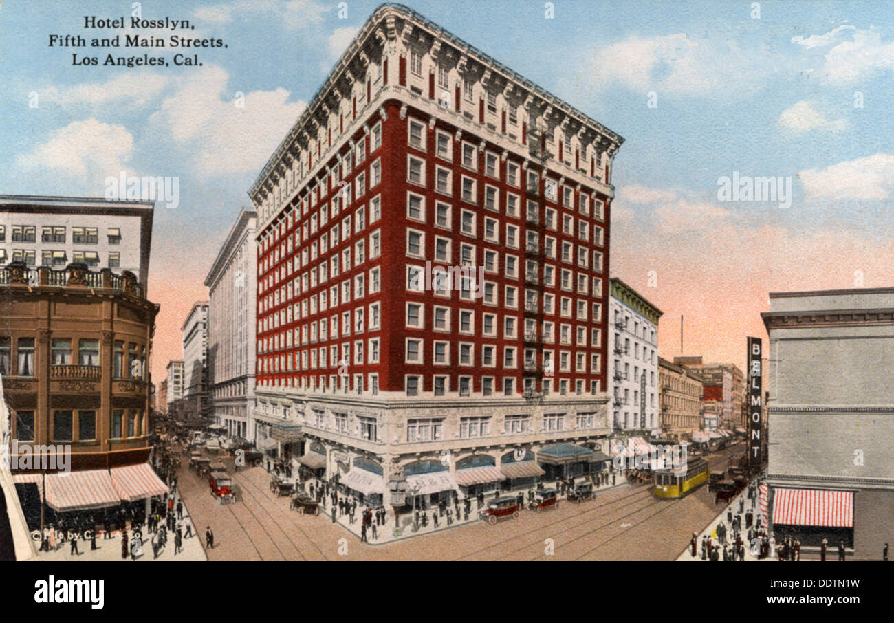 【中古】 Hotel Roselyn WatsonvillePatio Hotel rosslyn hi-res stock photography and images - Alamy