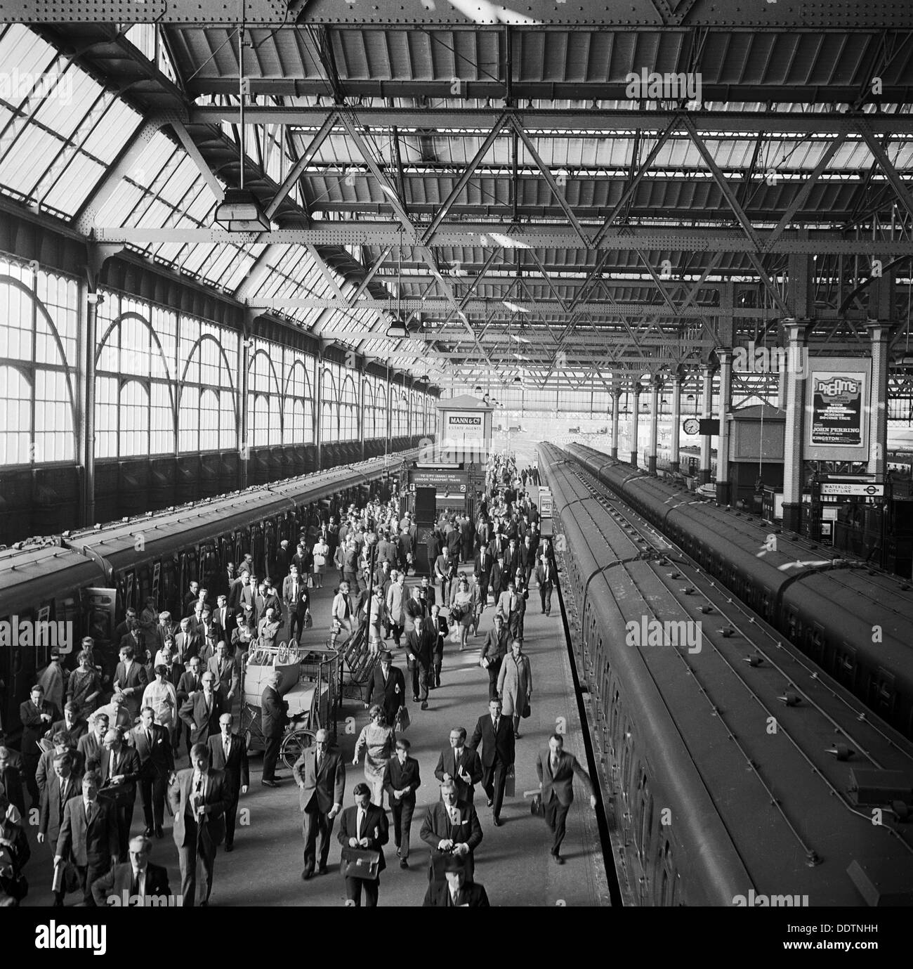 Waterloo Station, London, 1960-1972. Artist: John Gay Stock Photo