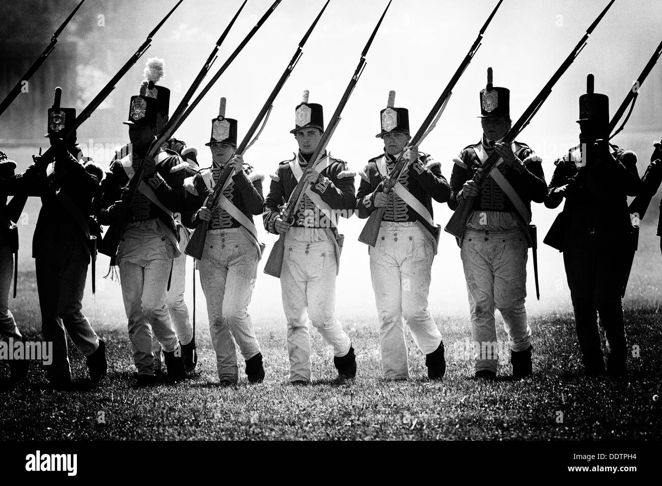 Re-enactment of War of 1812 Fort George Niagara on the Lake Ontario Canada Stock Photo