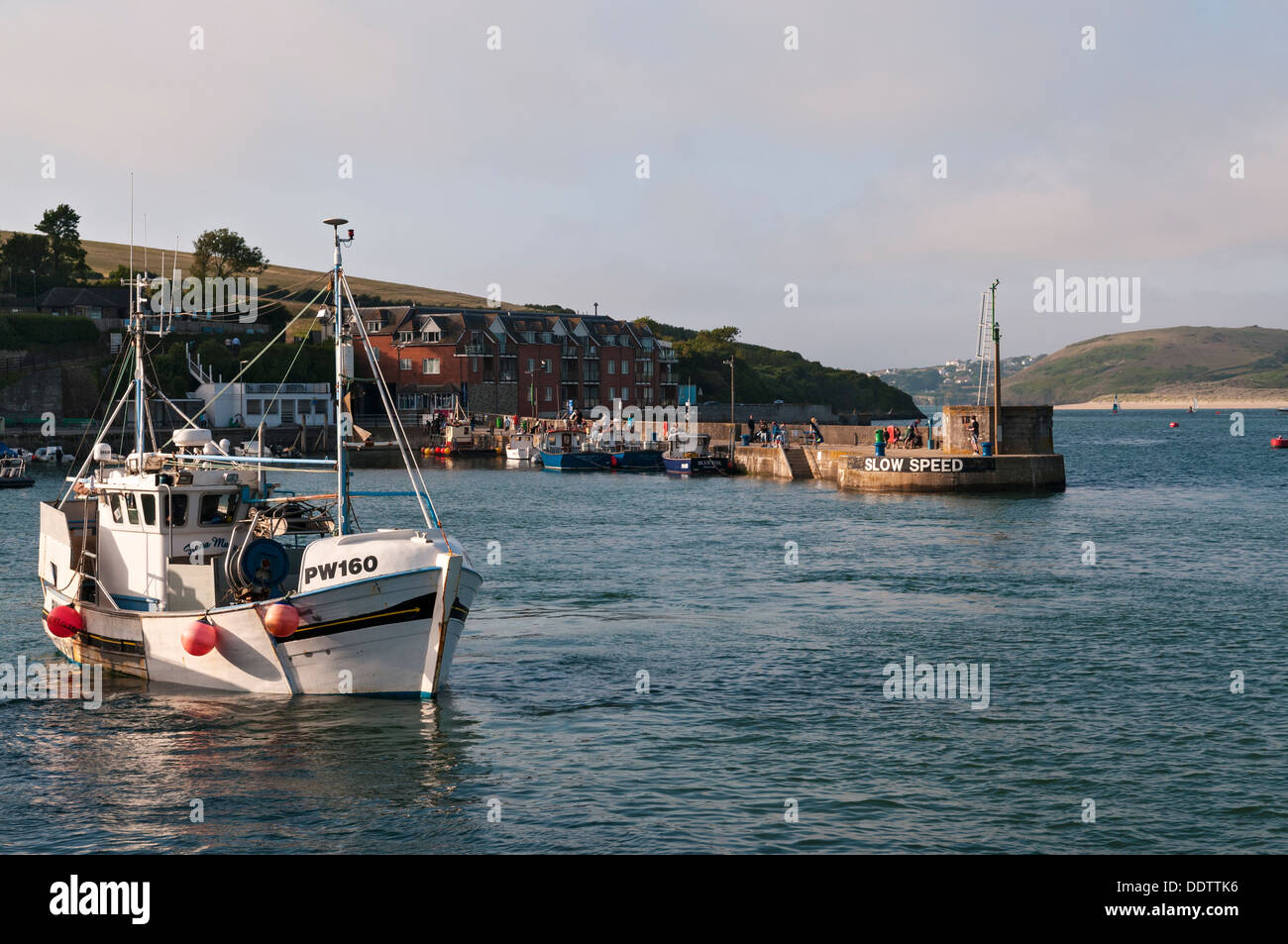 Padstow harbour fishing boat hi-res stock photography and images - Alamy