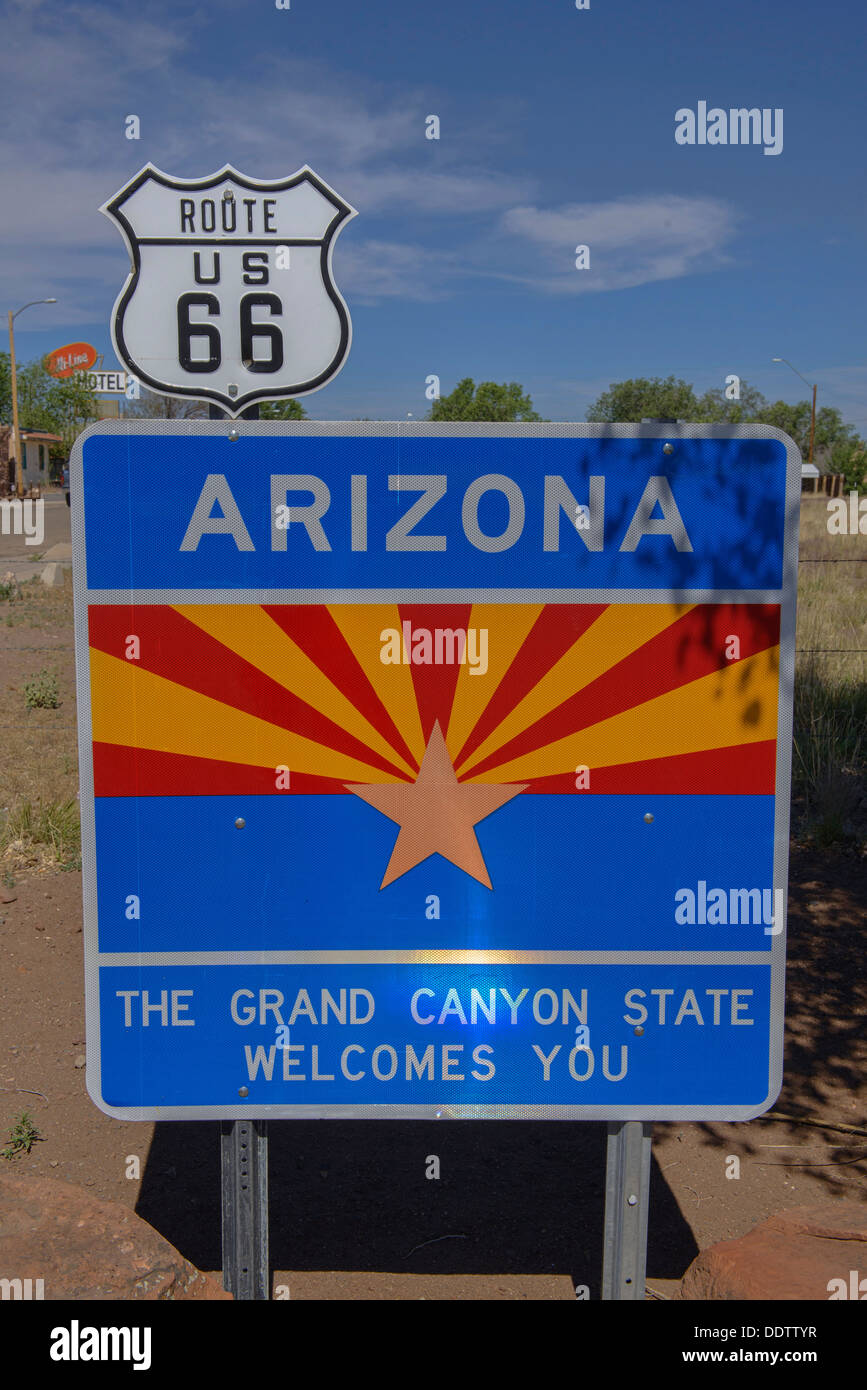 Out along historic Route 66, Seligman, Arizona Stock Photo Alamy