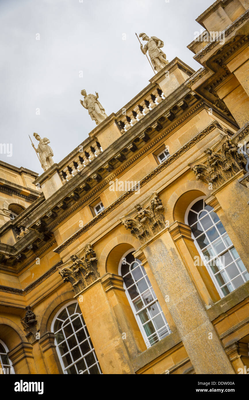 Architectural Detail at Blenheim Palace in Woodstock, Oxfordshire