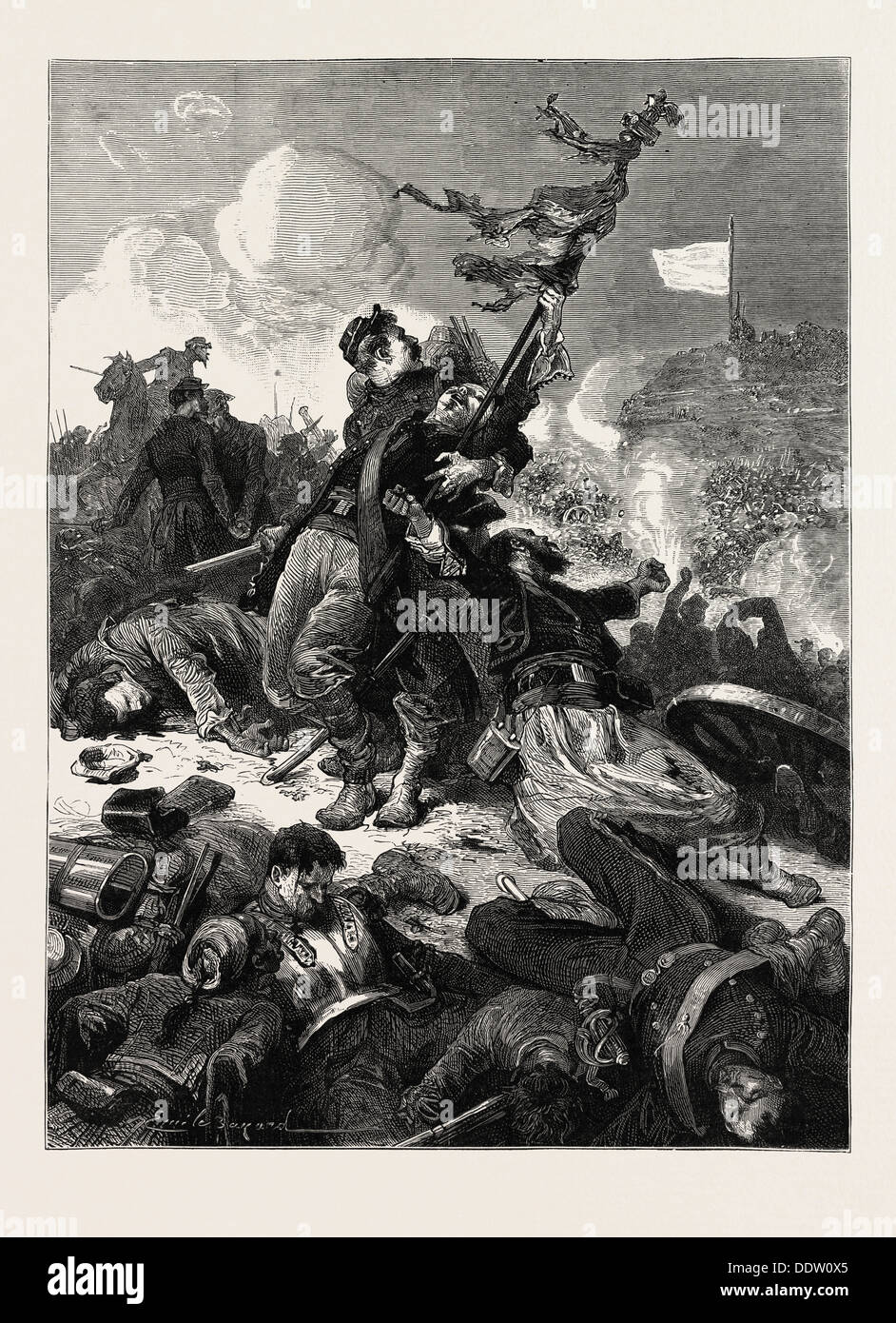 FRANCO-PRUSSIAN WAR: THE BATTLE OF SEDAN, FRANCE, 1870 Stock Photo - Alamy