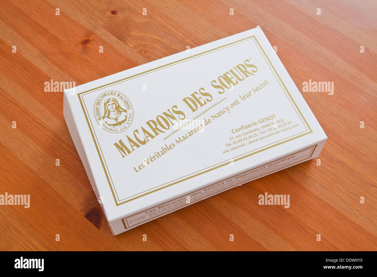 Macarons des Soeurs of Nancy. Stock Photo