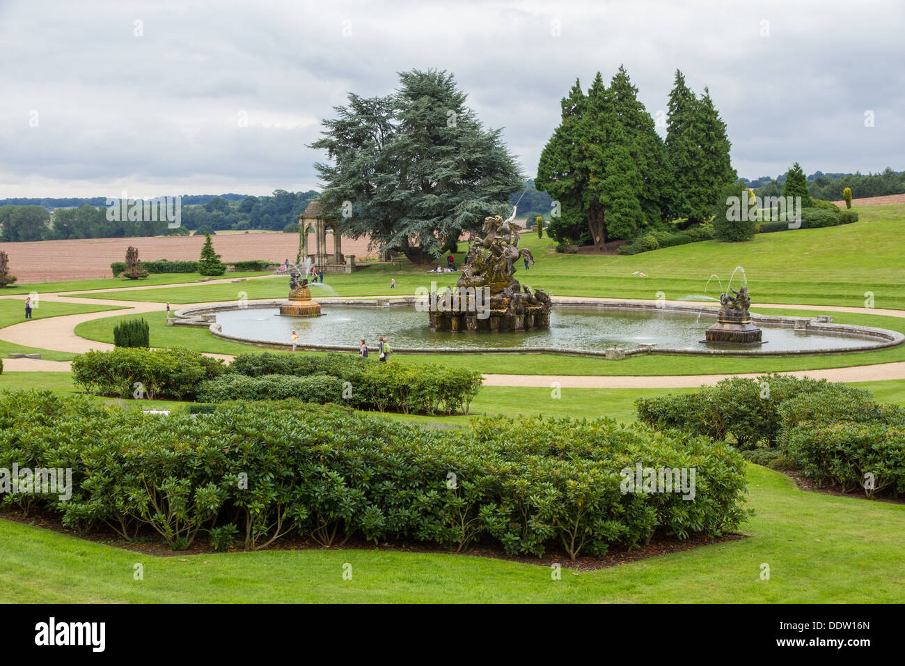 The Perseus and Andromeda fountain at Witley Court and Gardens, 19th