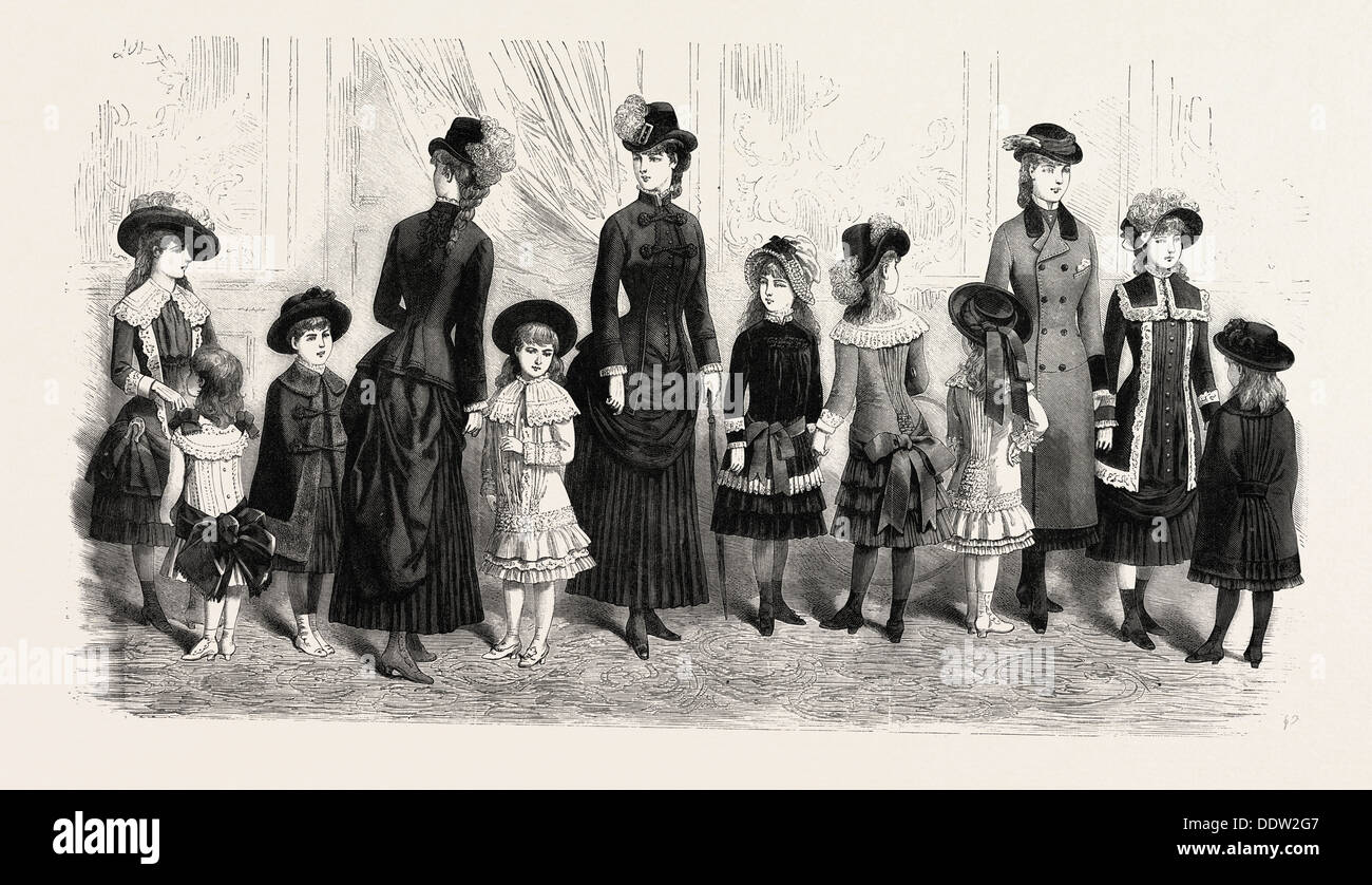 Fashion 19th century childrens fashion hi-res stock photography and ...