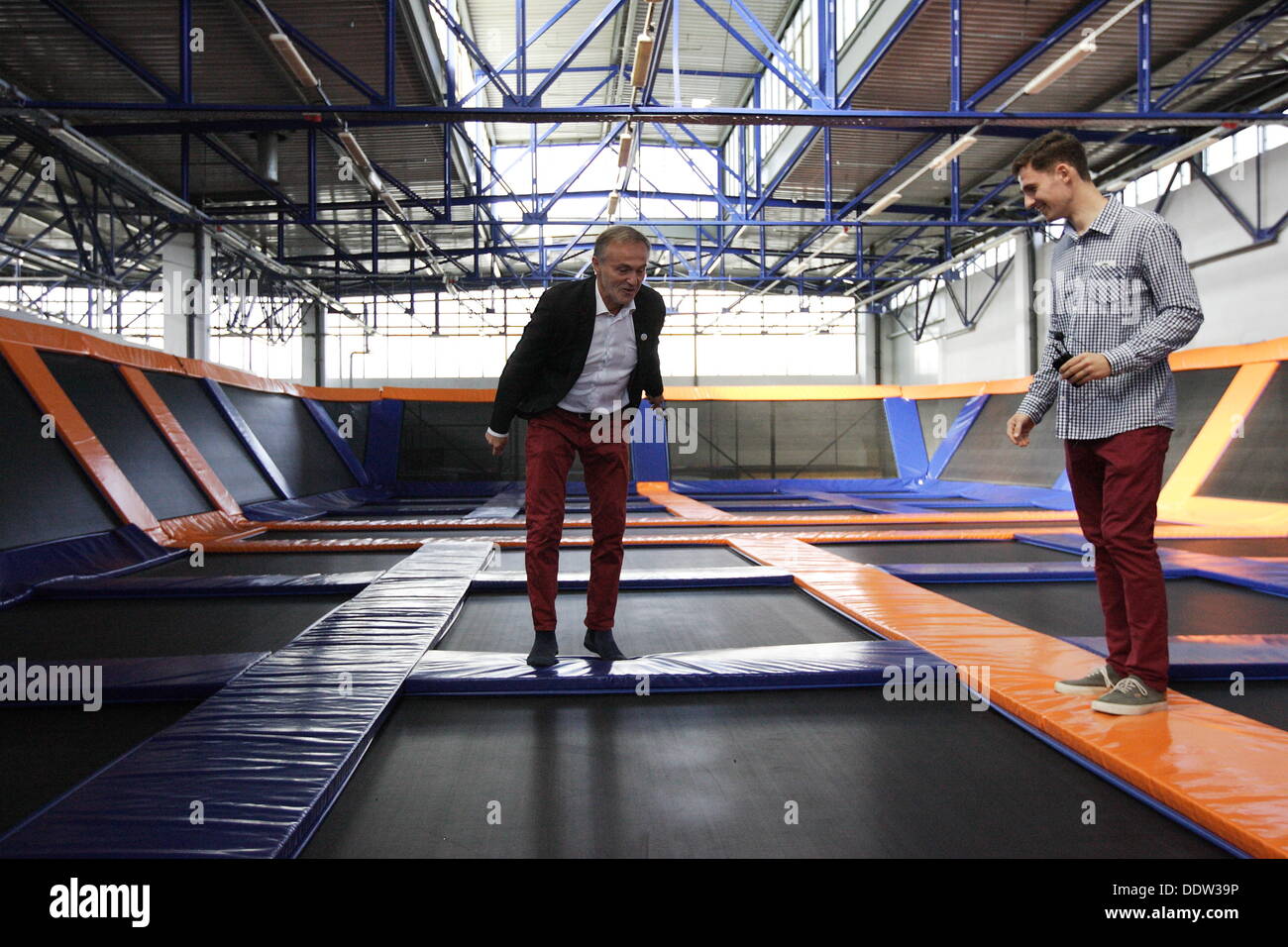 The largest free jumping arena with more than 50 trampolines