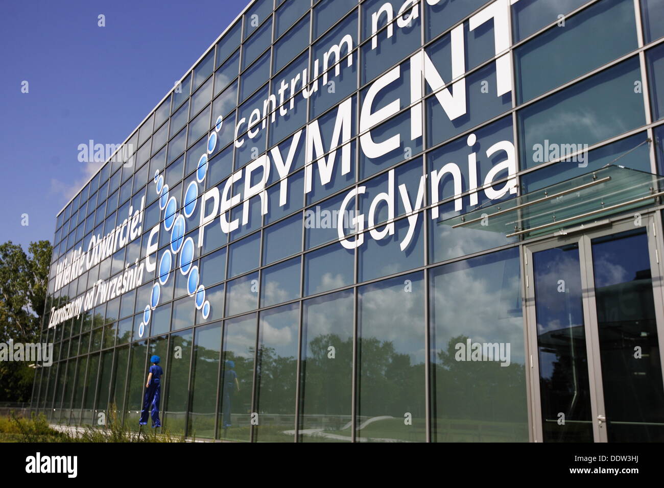 Gdynia, Poland 7th, September 2013 new building of the EXPERYMENT Science Centre opening ceremony. Experyment is a modern scientific and educational playground for amateur explorers and the 'learning through fun' philosophy followers of all ages. Mayor of Gdynia Wojciech Szczurek took part in the ceremony Credit:  Michal Fludra/Alamy Live News Stock Photo