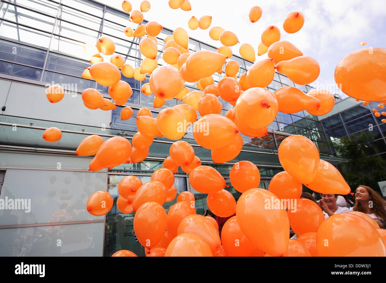 Gdynia, Poland 7th, September 2013 new building of the EXPERYMENT Science Centre opening ceremony. Experyment is a modern scientific and educational playground for amateur explorers and the 'learning through fun' philosophy followers of all ages. Mayor of Gdynia Wojciech Szczurek took part in the ceremony Credit:  Michal Fludra/Alamy Live News Stock Photo