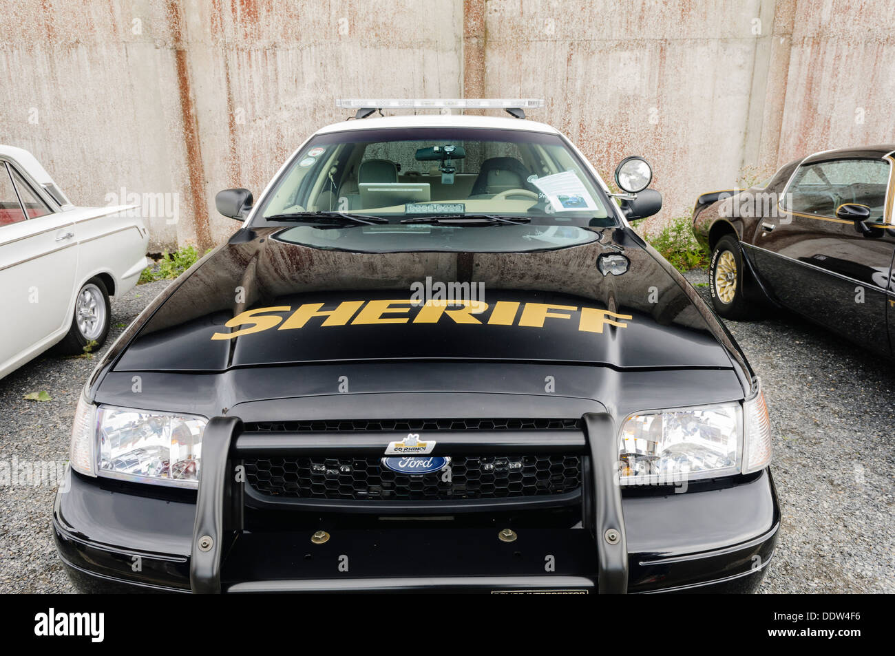 Orange County California Sheriff Ford Crown Victoria police interceptor Stock Photo