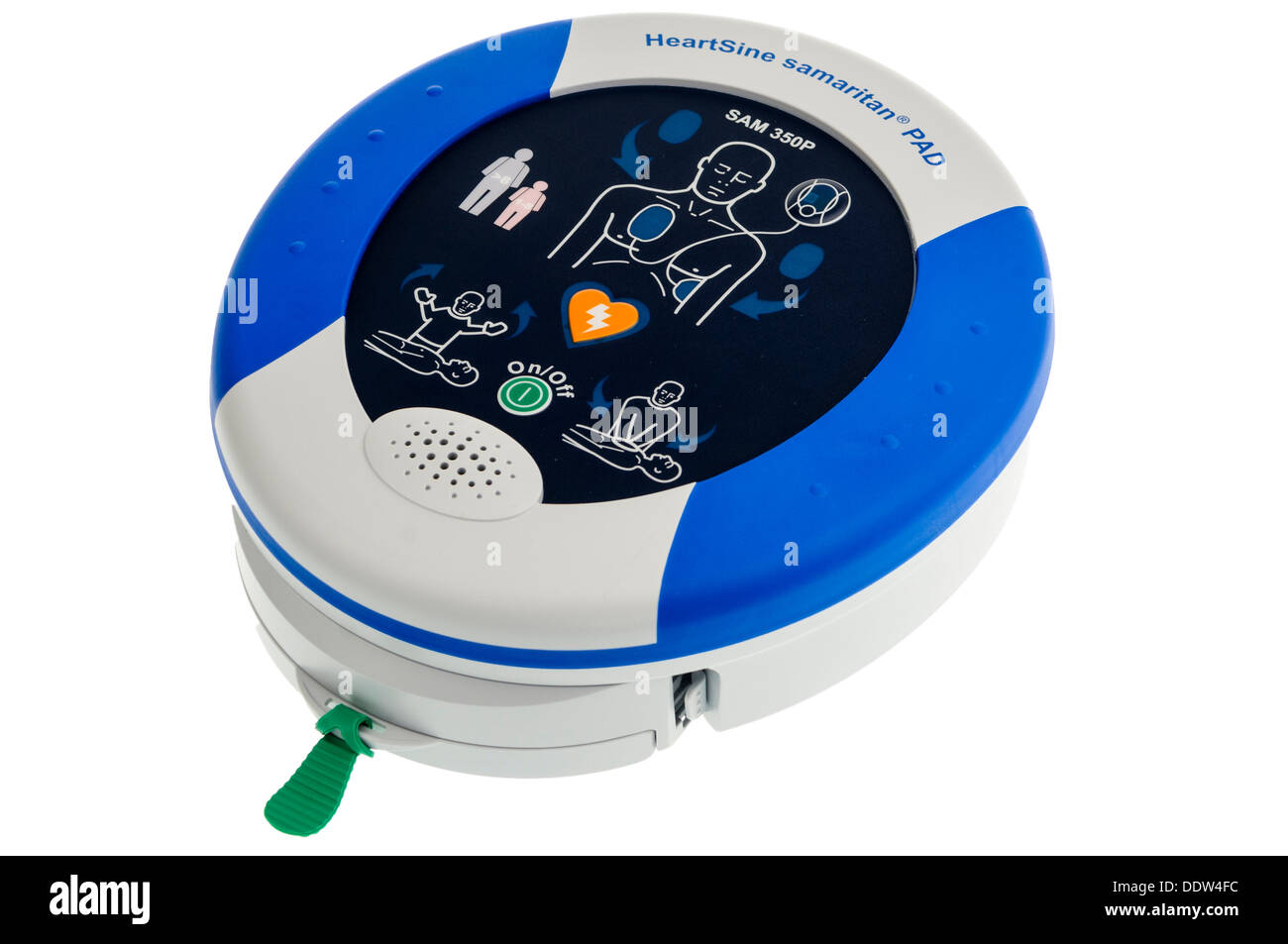 Heartsine SAM350P automatic defibrillator Stock Photo