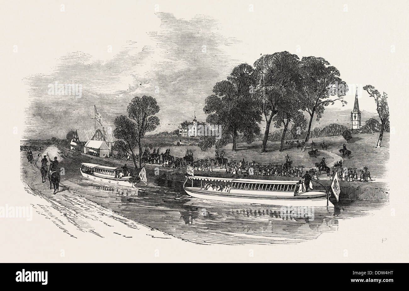 Barges canal 1800s hires stock photography and images Alamy