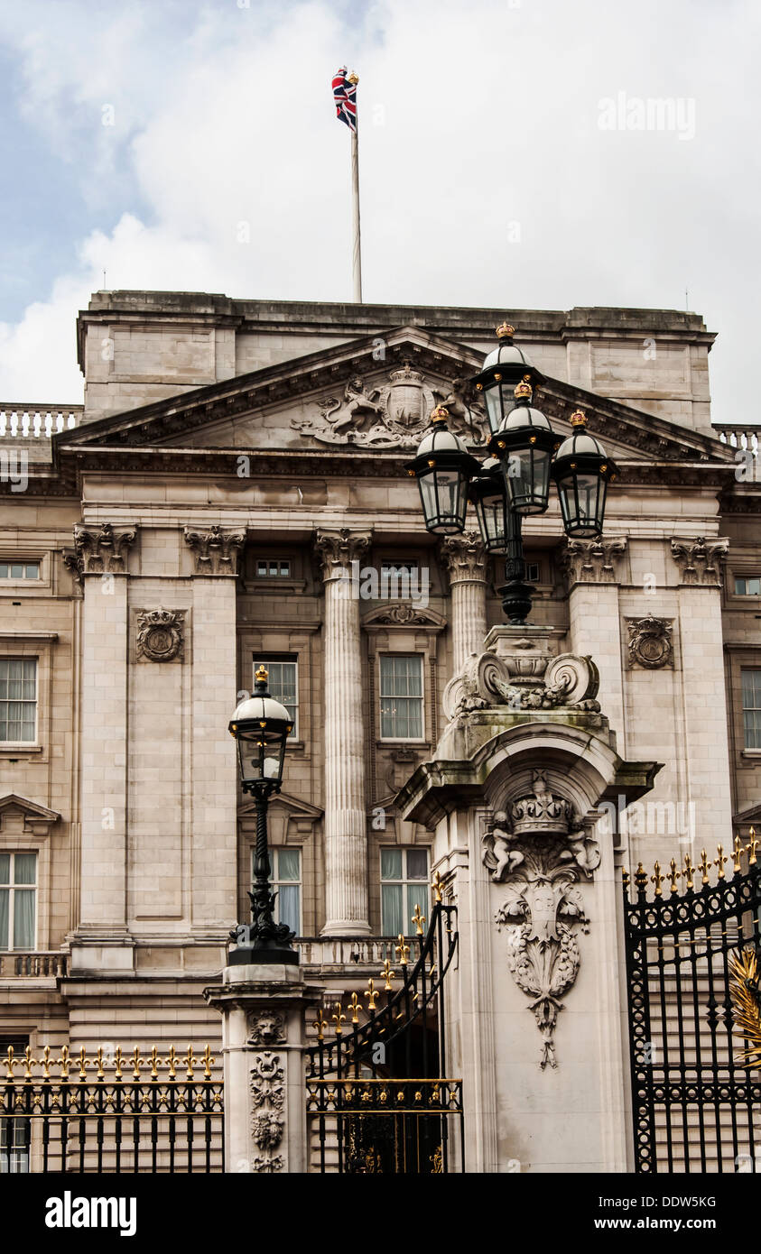 facade of Buckingham Palace in London, UK Stock Photo