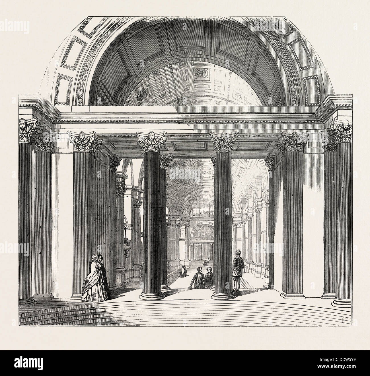 George Hall Court PART OF THE CROWN COURT, SHOWING THE GREAT HALL IN THE DISTANCE, ST ...