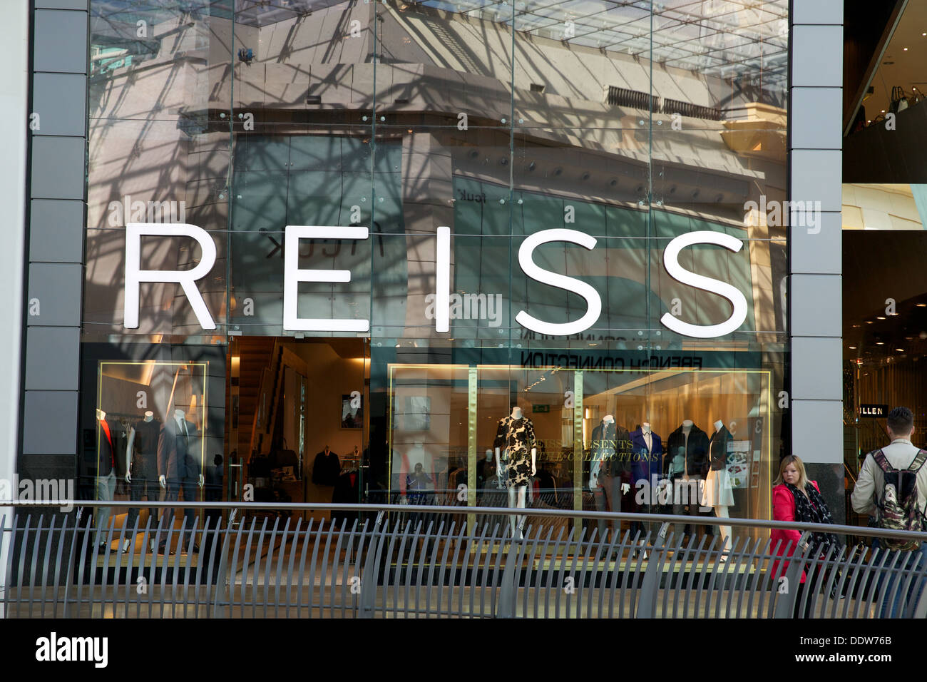 Reiss Shop Front Stock Photo